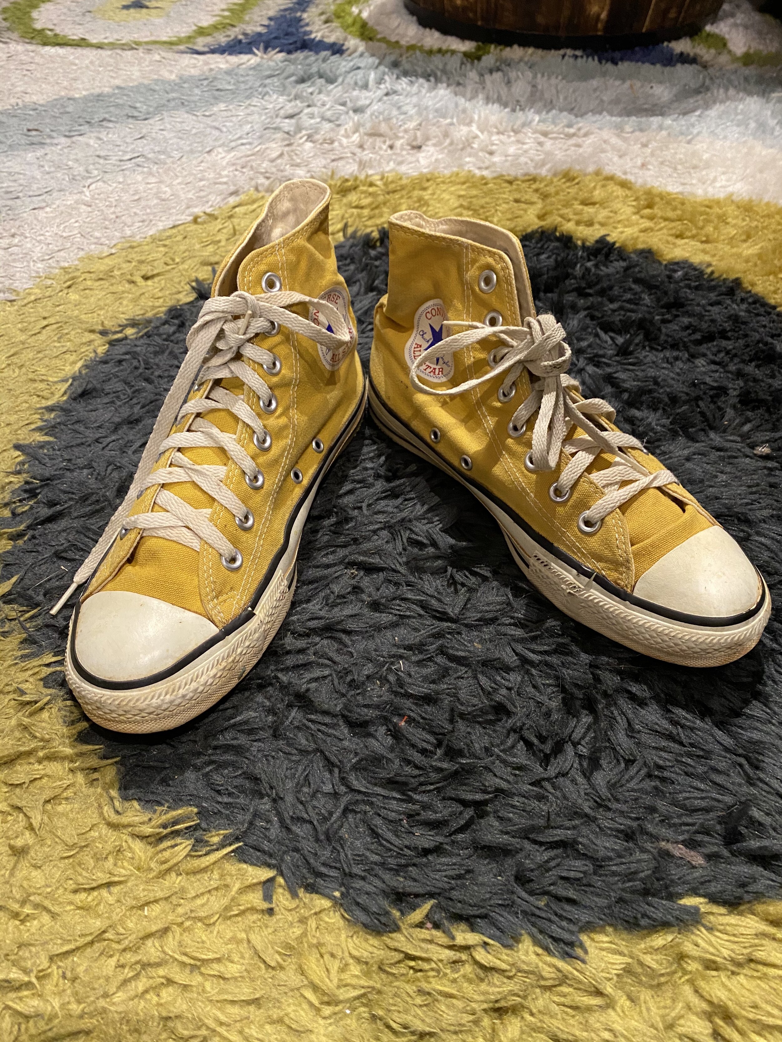 Vintage Made in USA Converse High Top Chuck Taylor Shoes