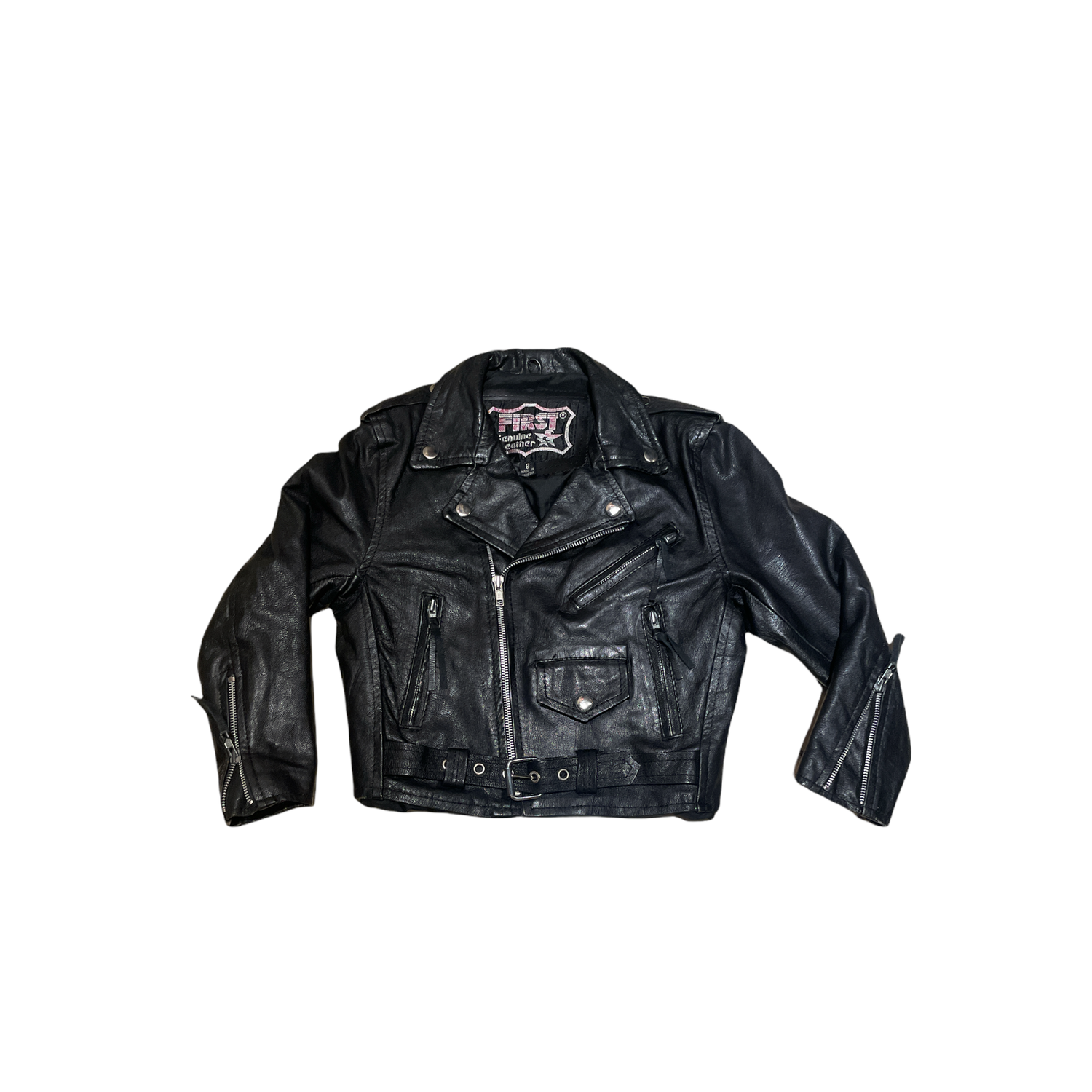 Vintage Leather Moto Jacket — Star Struck Vintage