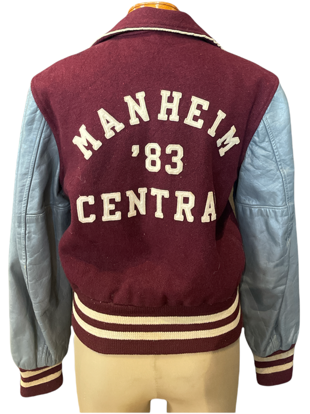 80s Baseball League Chainstitch Varsity Jacket - Men's Small – Flying Apple  Vintage