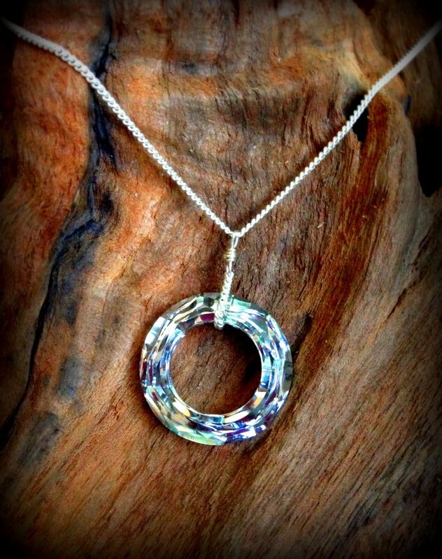 Large Circle Pendant Necklace – MVFFineJewelry