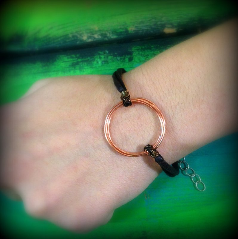 Copper Circle Bracelet