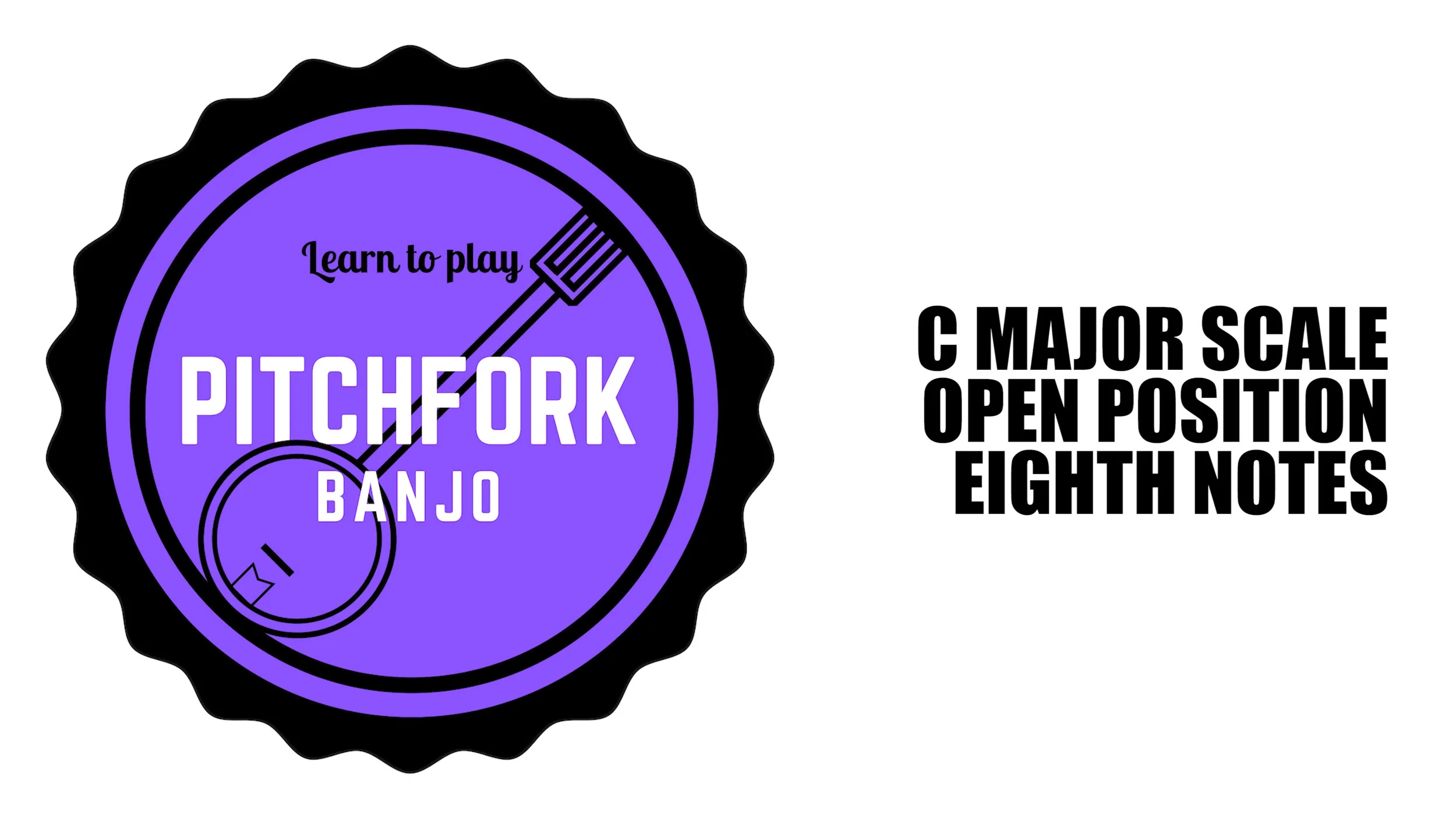 C Major Scale Open Position Eighth Notes