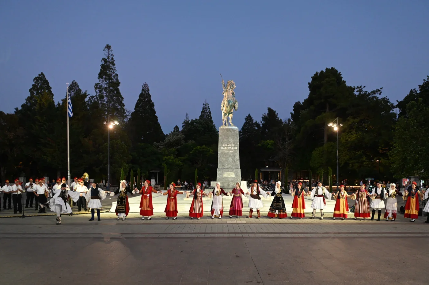 Εκπροσώπηση Π.Ο.Α.Α 1821 στα εγκαίνια αποκαταστάσεως του Ανδριάντα του Θεόδωρου Κολοκοτρώνη στην Τρίπολη