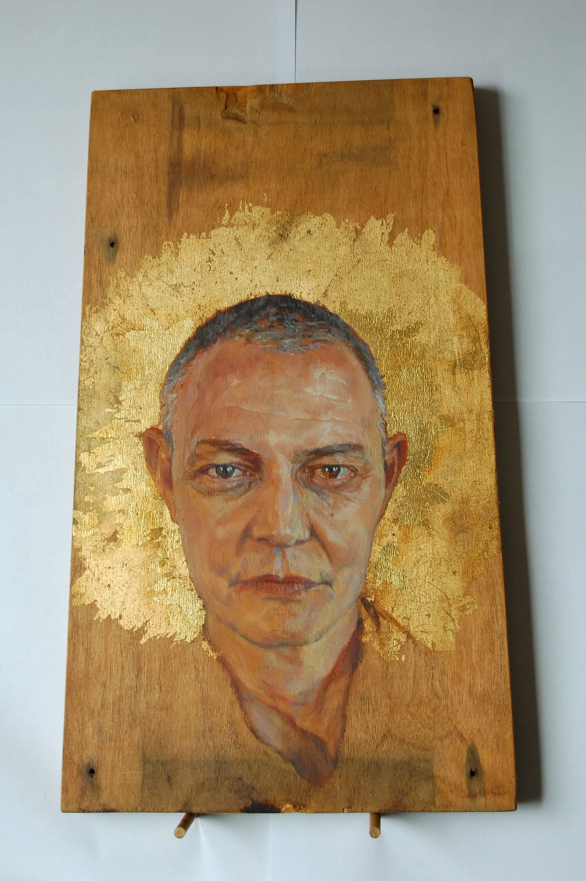 7. Unlikely_Saint_Sy_oil_and_gold_leaf_on_wood_15.5x10.jpg