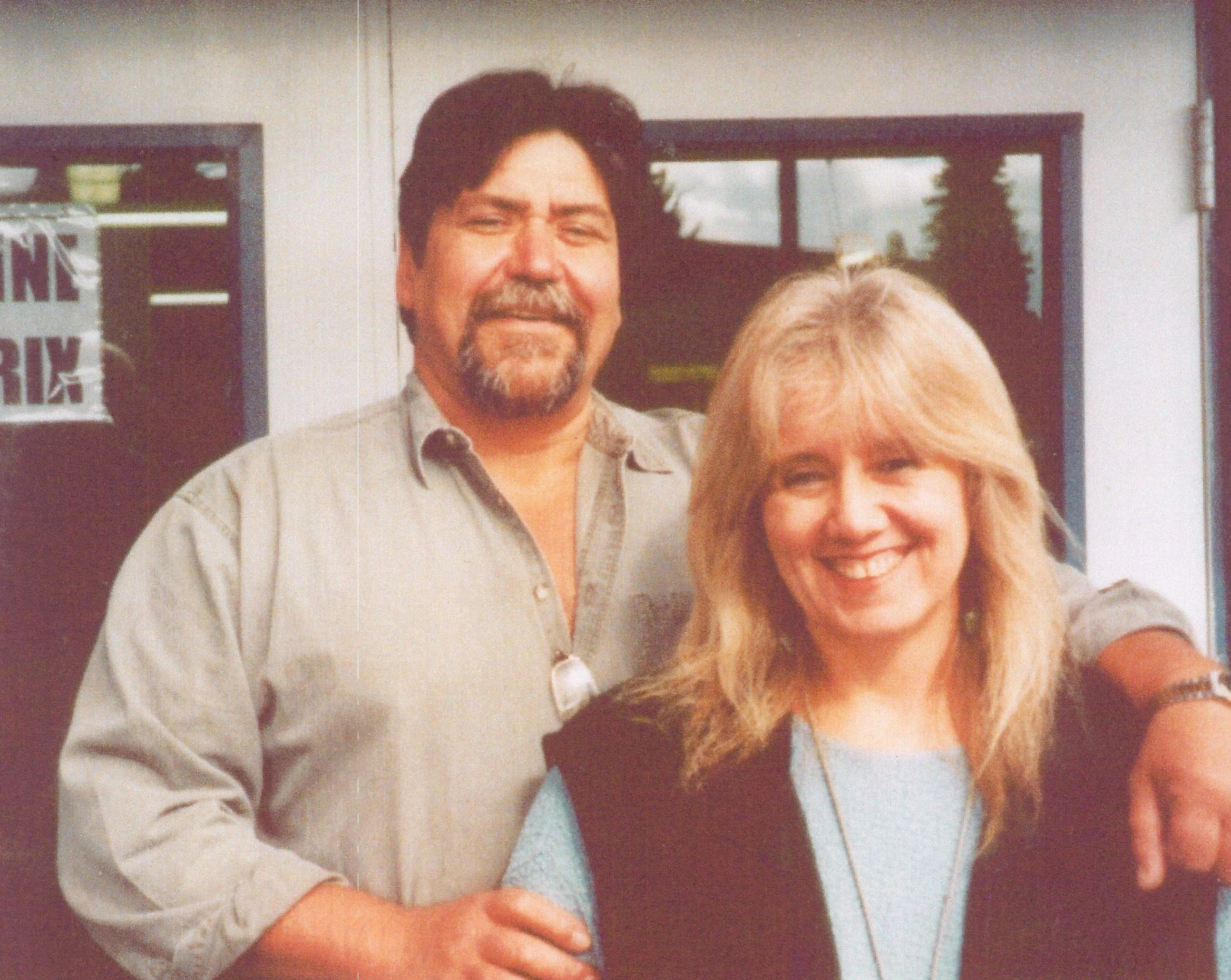 David and Elizabeth Lobo in front of the original Matrix Marine shop, circa 1985.