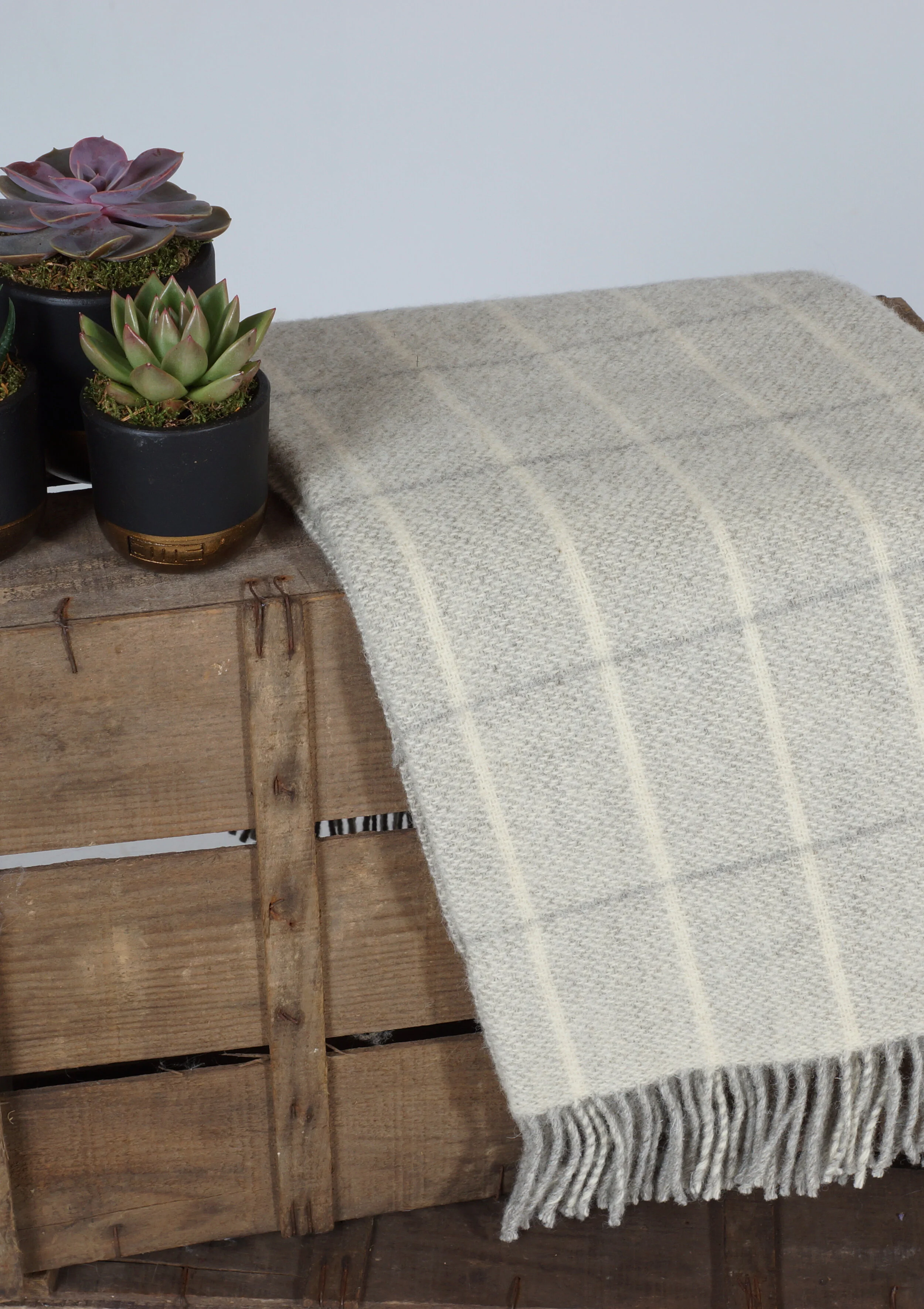 Luxury Throw -  Light Grey