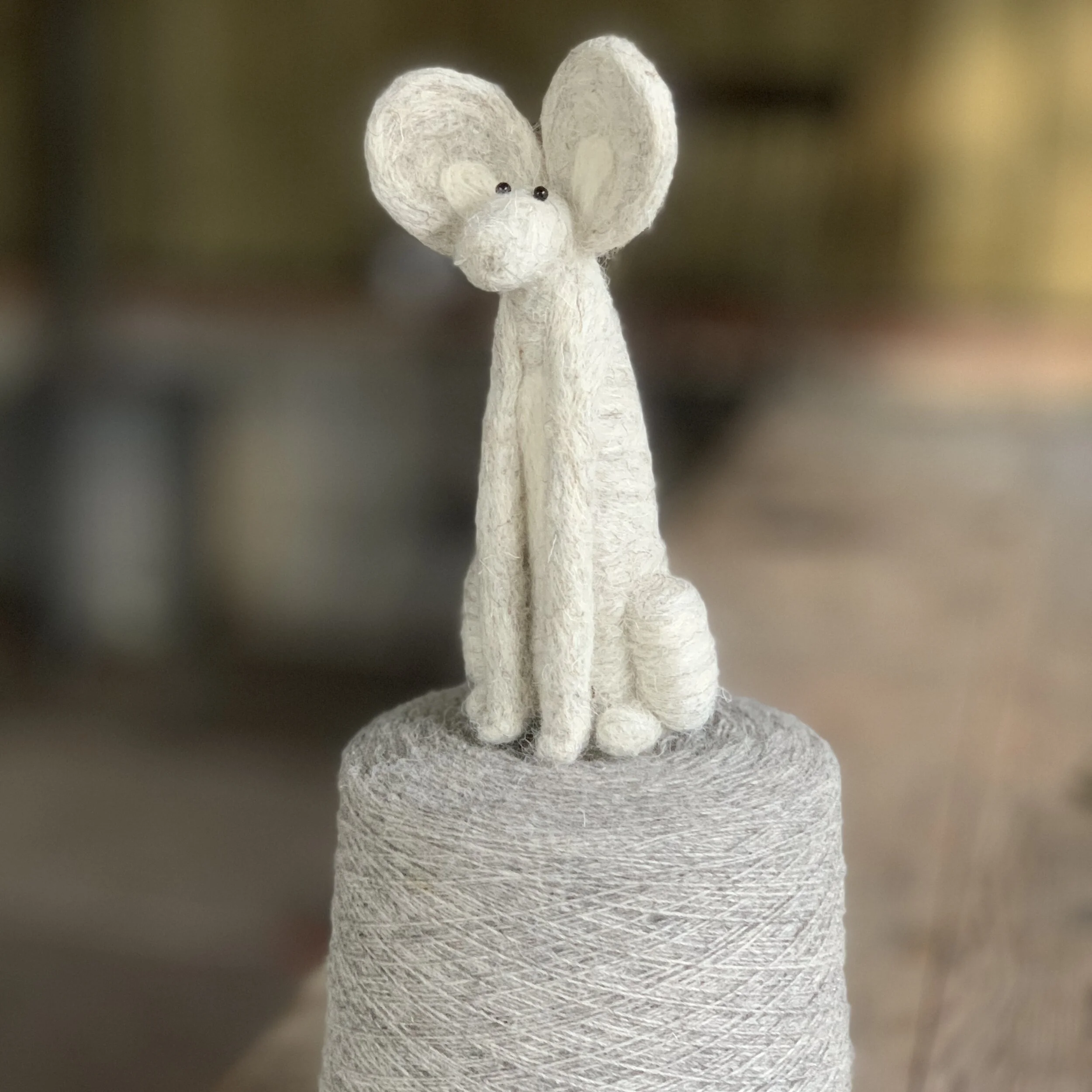 Handmade Wool Needle Felted Hare