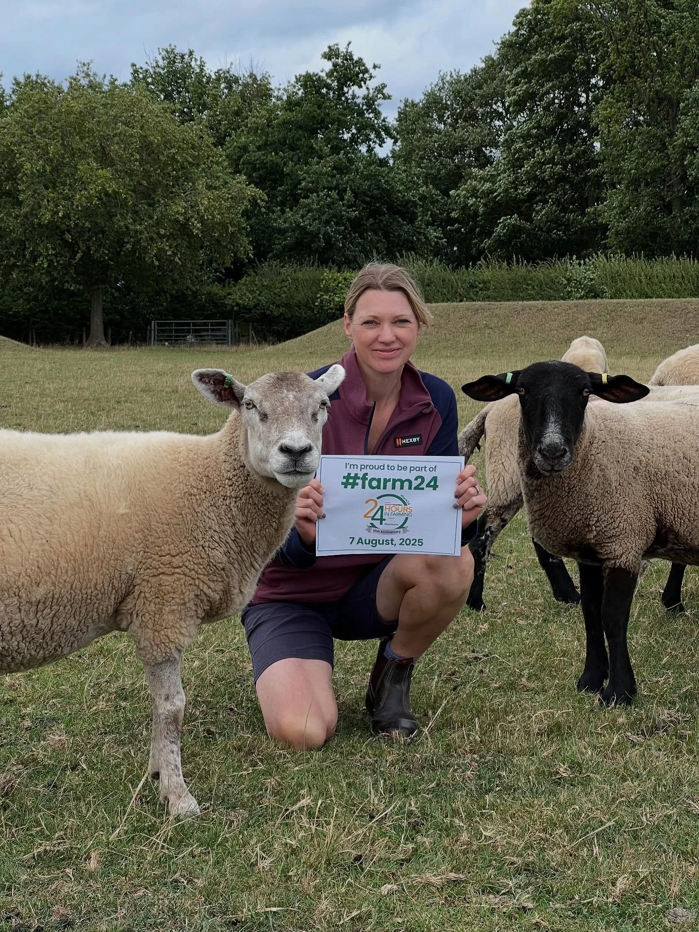 I&rsquo;m here for #farm24 today working with my flock showcasing the importance of producing quality food and support British Agriculture for future generations. 
#farm24 @farmersguardian @morrisons @farmingcan @nationalsheep