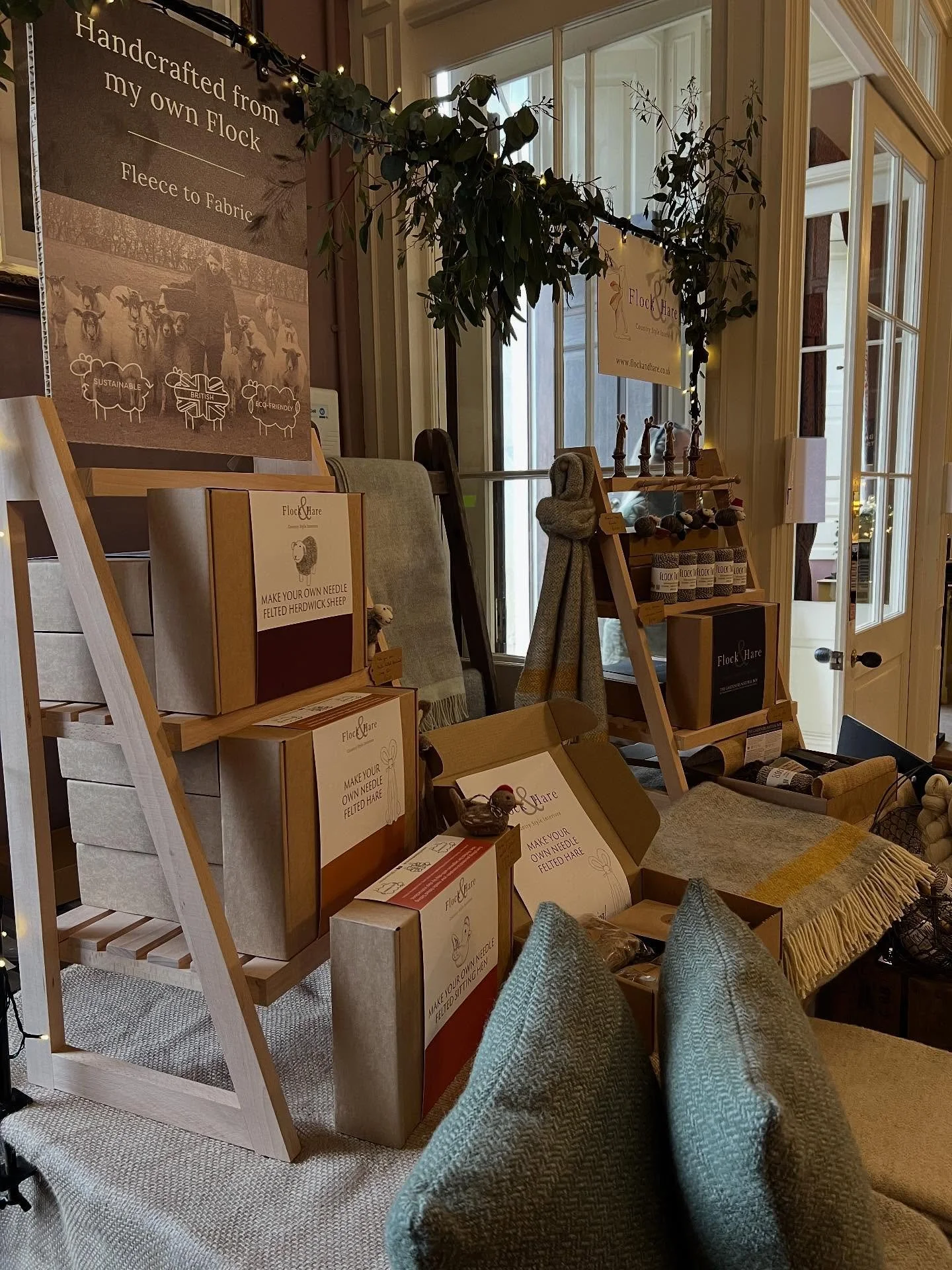 Set up and ready for today and the weekend at Staunton Harold Hall for the @the.artisan.show, if you are planning a visit you are definitely in for a treat, the hall is beautifully decorated with lots of amazing artisans to see and shop!