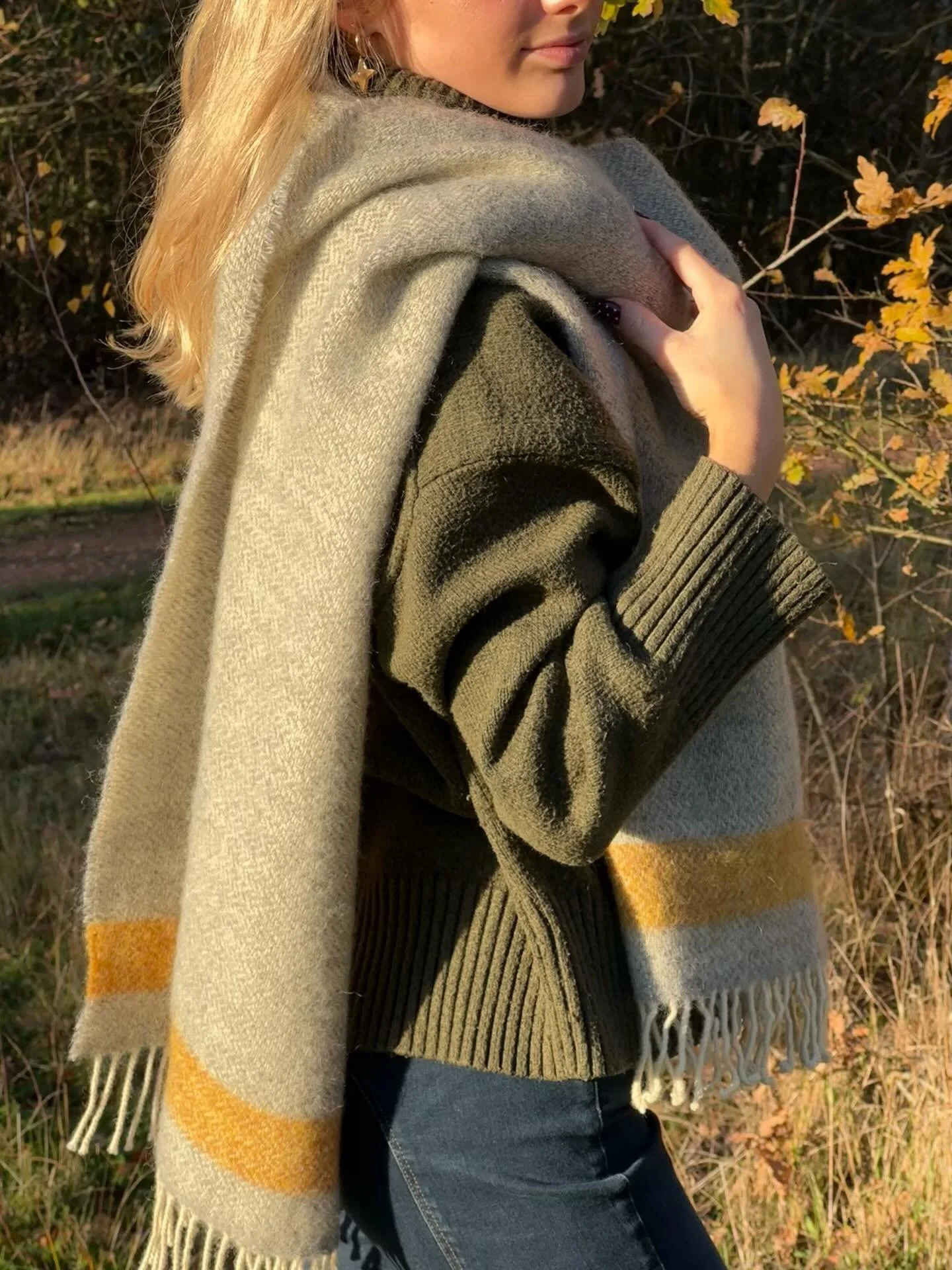 I have added my new Leicester Longwool scarves onto my website I have two sizes a beautiful oversized (pictured) and a standard size that comes gift boxed, they are a lovely affordable gift for these chilly days. 

There&rsquo;s still time to order f