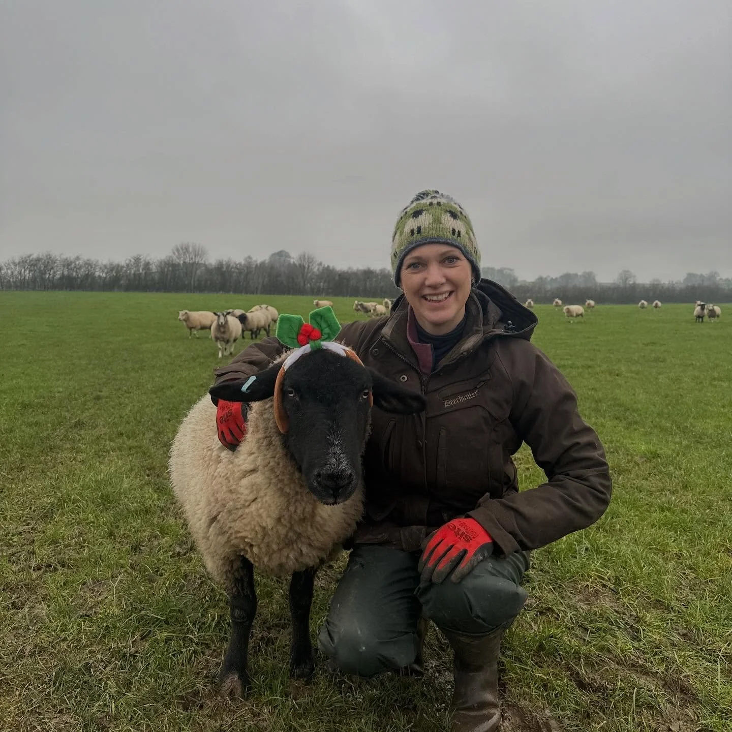 Merry Christmas that&rsquo;s it we are finally getting there a full day sorting electric fencing and photo shoot with a very obliging sheep Marinade! 

Thank you so much for all your support this year for my business I have had an incredible market s