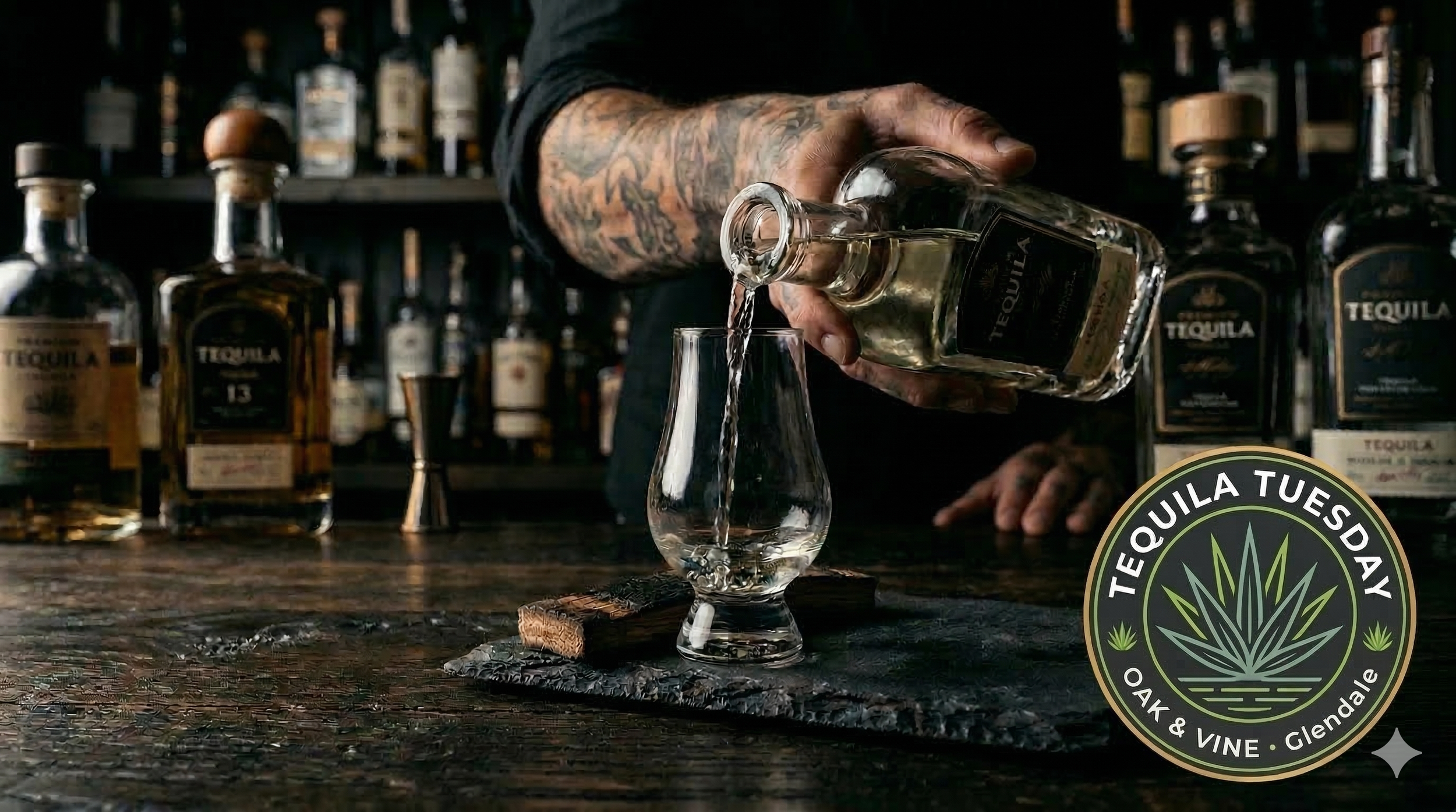 Tequila Tuesday At Oak And Vine - 20% Off Agave Pours