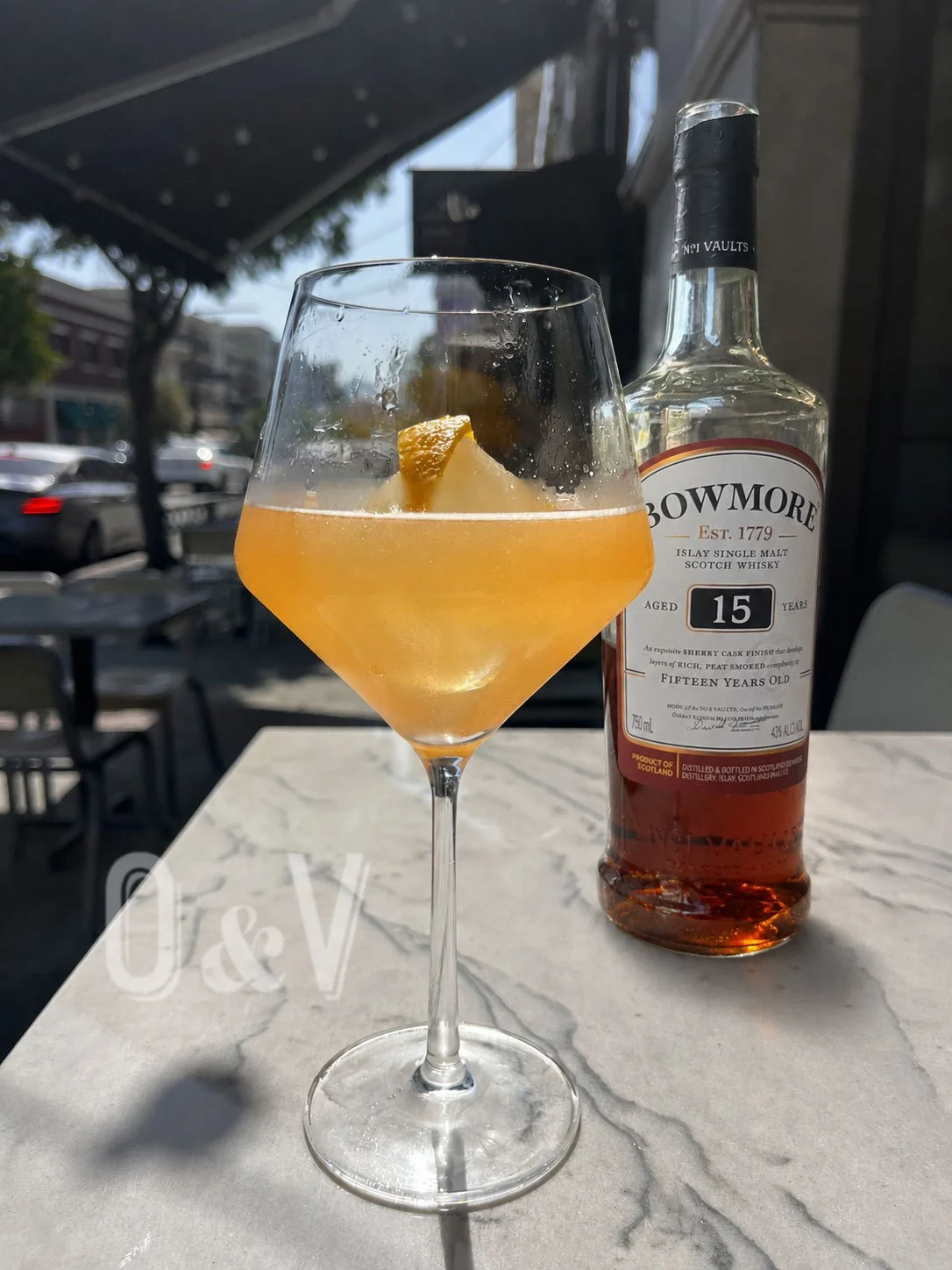 Bowmore Scotch Cocktail At Oak And Vine - Quarter Past Midnight
