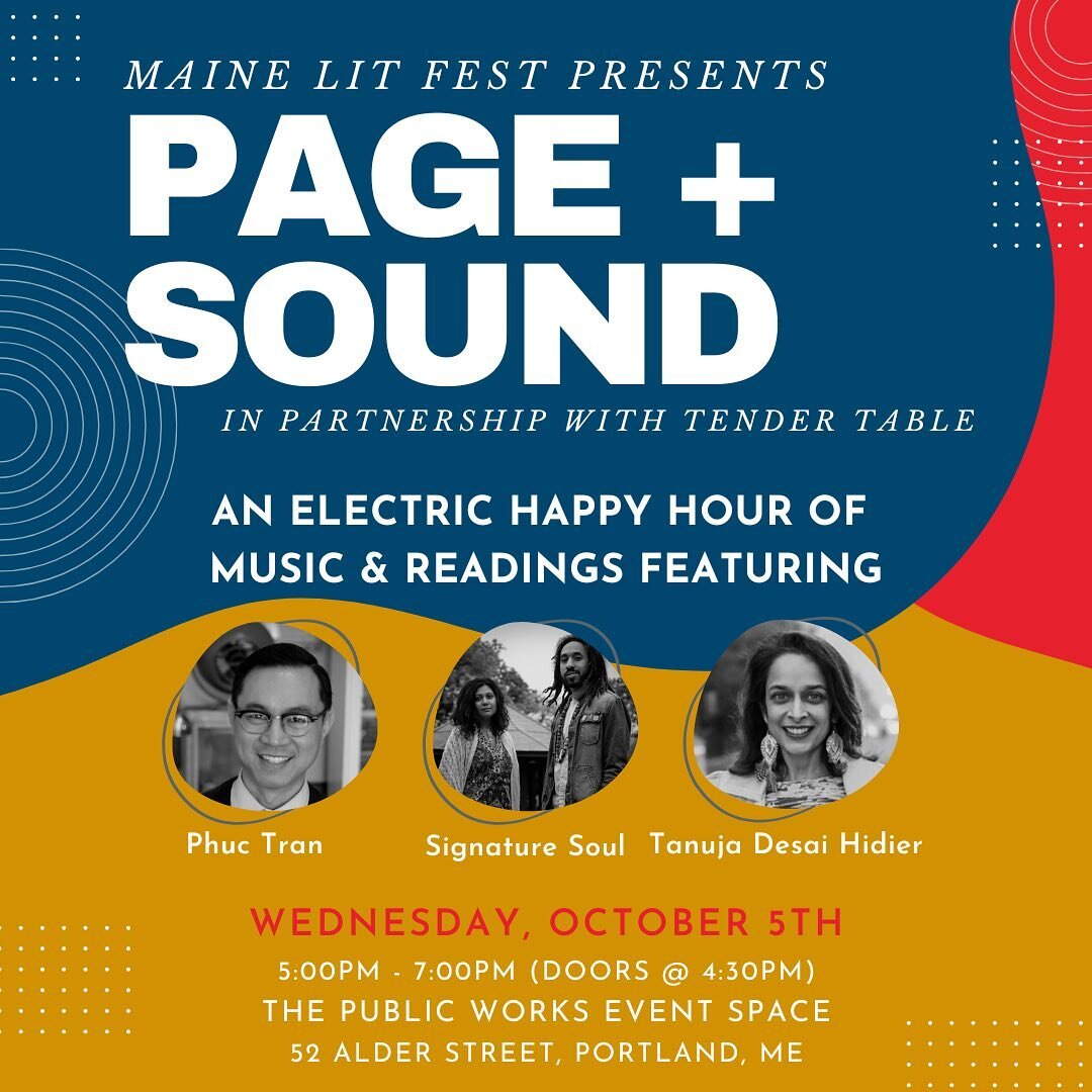 Alright party people: here&rsquo;s the deal. It&rsquo;s the FIRST inaugural year that the Maine Writers and Publishers Alliance presents: Maine Lit Fest 🎉📖🎉📖🎉 the MWPA gathered a few Lit Fest Fellows to contribute to the week and my event, PAGE 