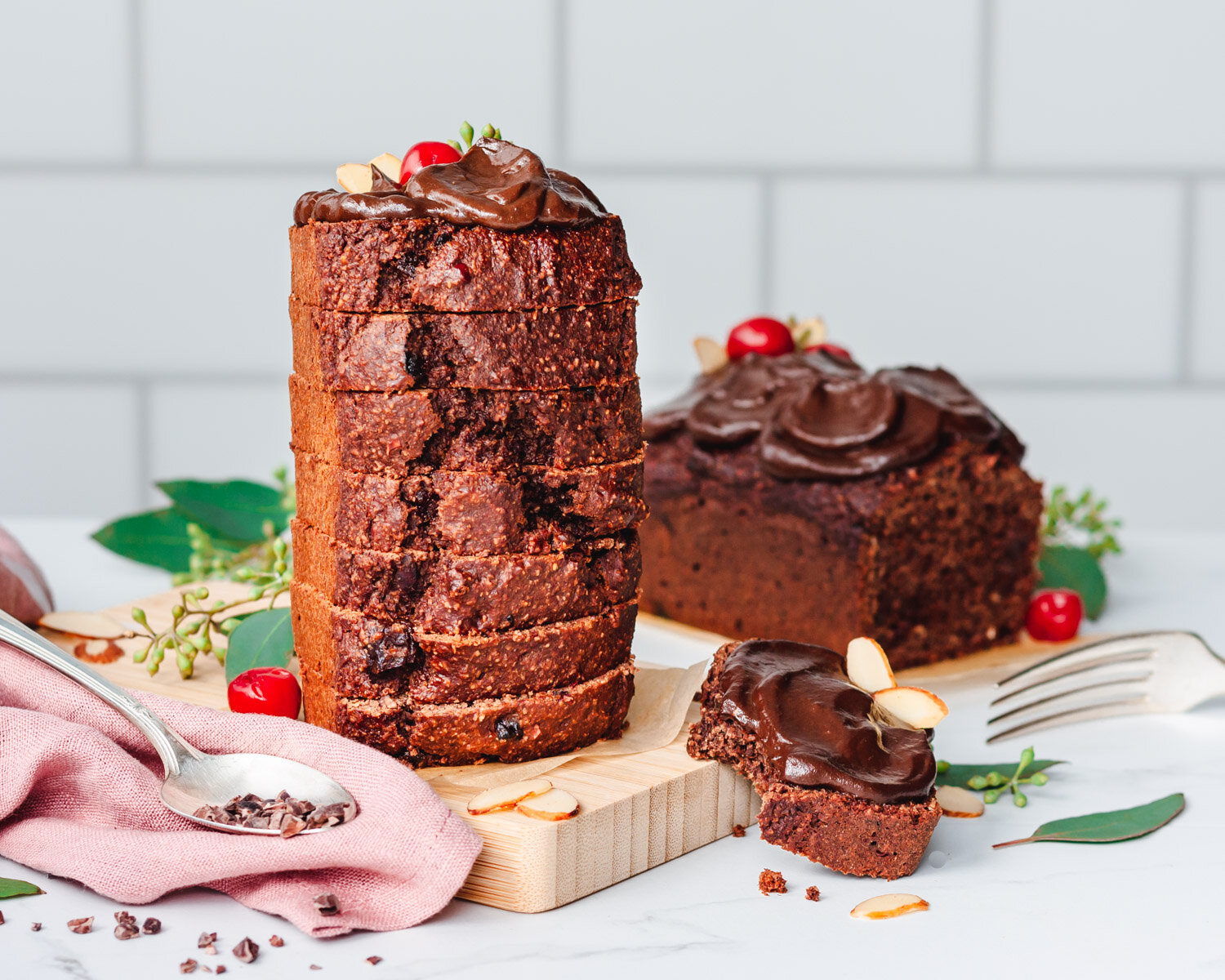 Chocolate Cherry Almond Bread