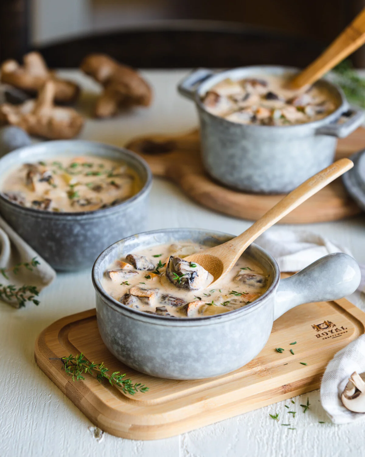 Vegan Clam Chowder with Mushrooms