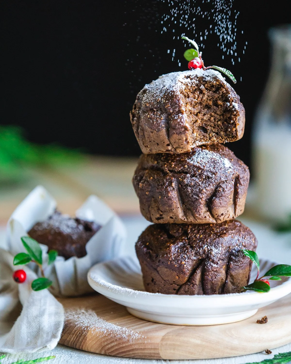 Vegan Gingerbread Blender Muffins