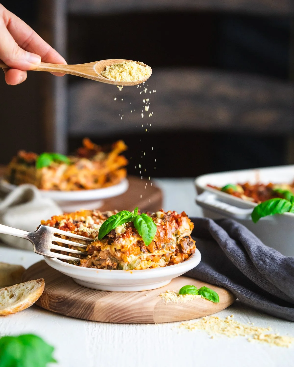 Vegan Lasagna with Cheesy Cashew Cream
