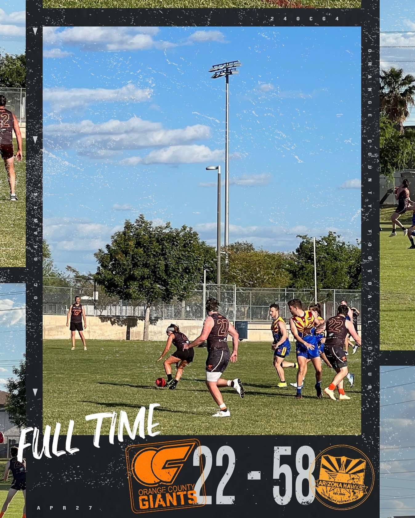 Thanks for the hit out @azhawks 🏜🌵🚌
&zwnj;
OC 3.4.22  AZ 8.10.58
&zwnj;
#ocgiants #2024season @usaflwomen @usafl1997