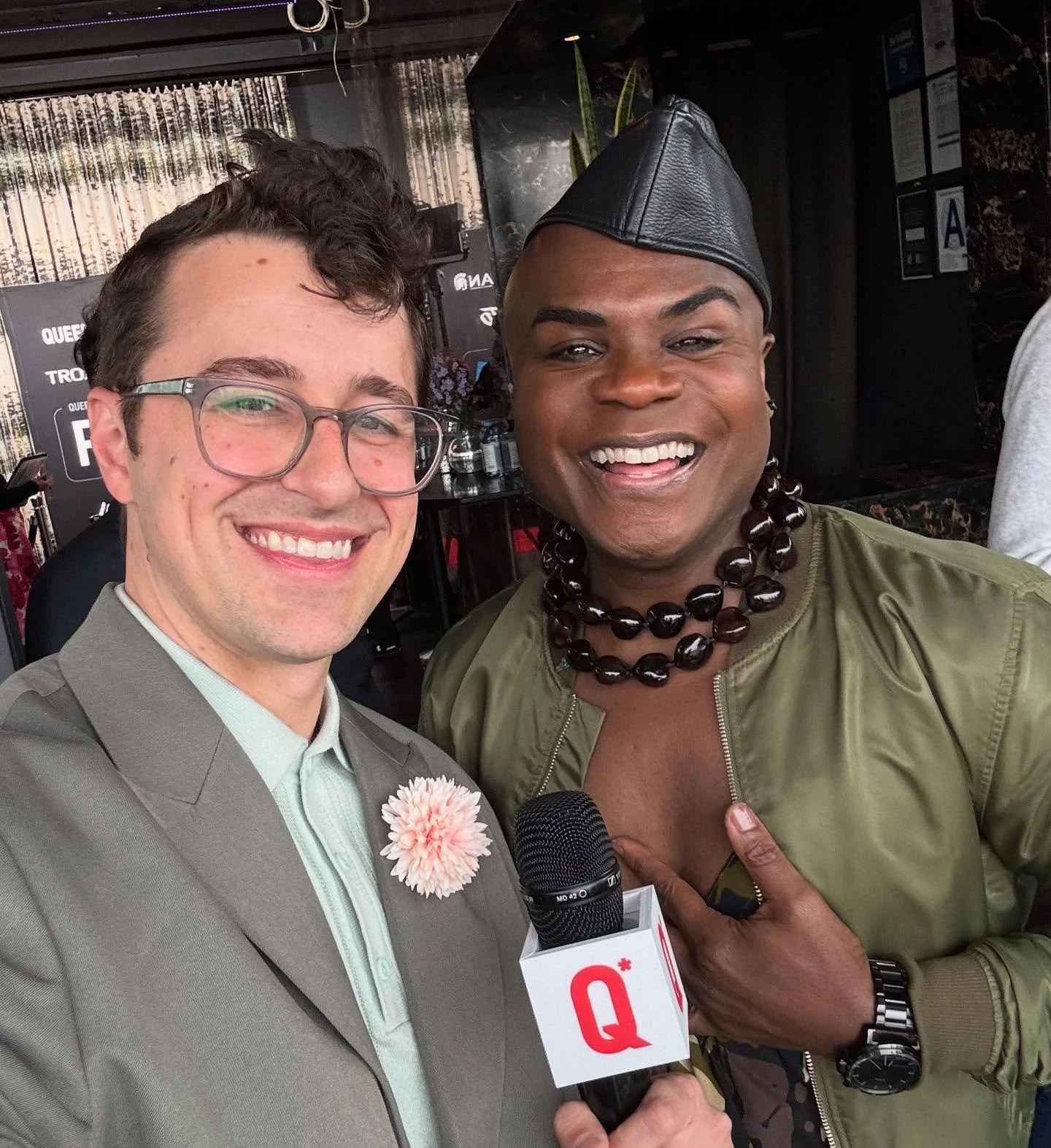 veryyyyy very special night celebrating this year&rsquo;s @Queerty #Pride50 honorees!!!! So grateful for the opportunity to chat with and toast these inspiring icons&mdash;congrats to all, and a huge shoutout to the Queerty team for pulling off anoth