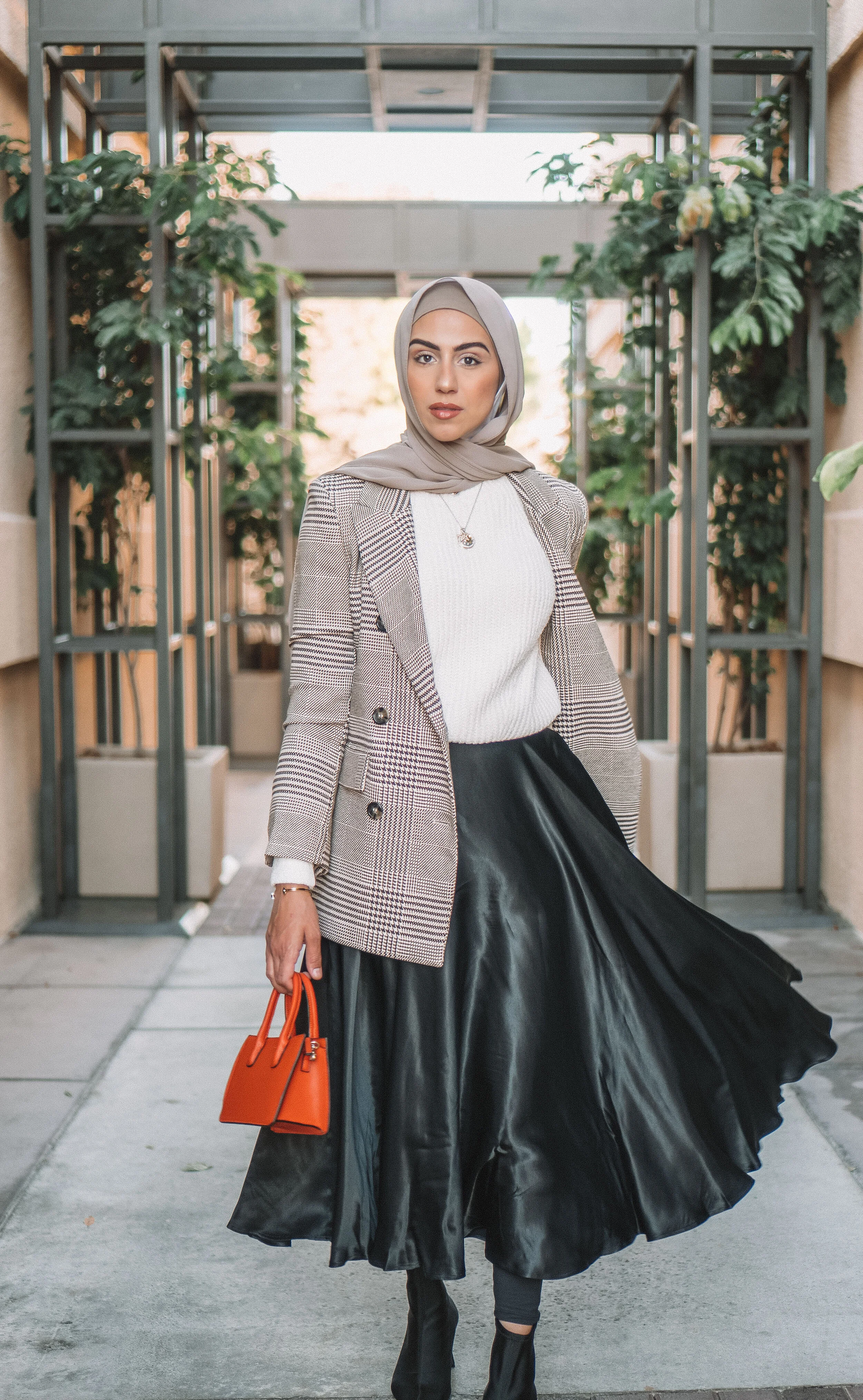 Satin Skirts have been trending since 2018 and they’re here to stay. This A- Line skirt is versatile, effortlessly stylish and is literally everywhere to fit any budget range. Thankfully, these skirts are here to stay for another 2-4 years.