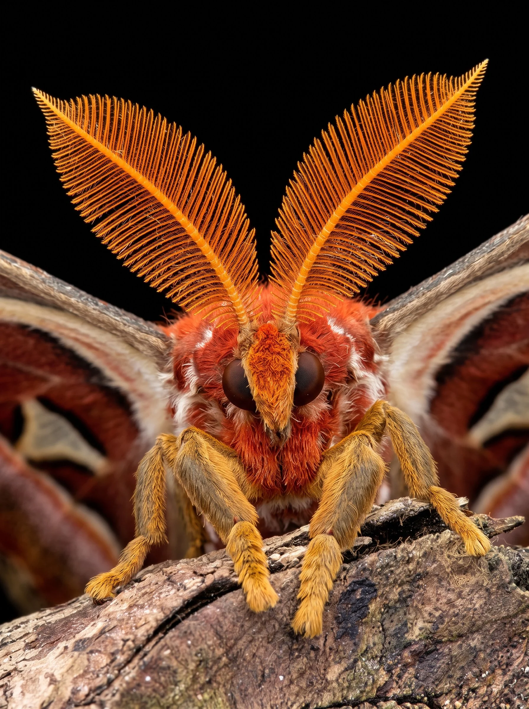 The atlas moth grows weak and dies in pursuit of love