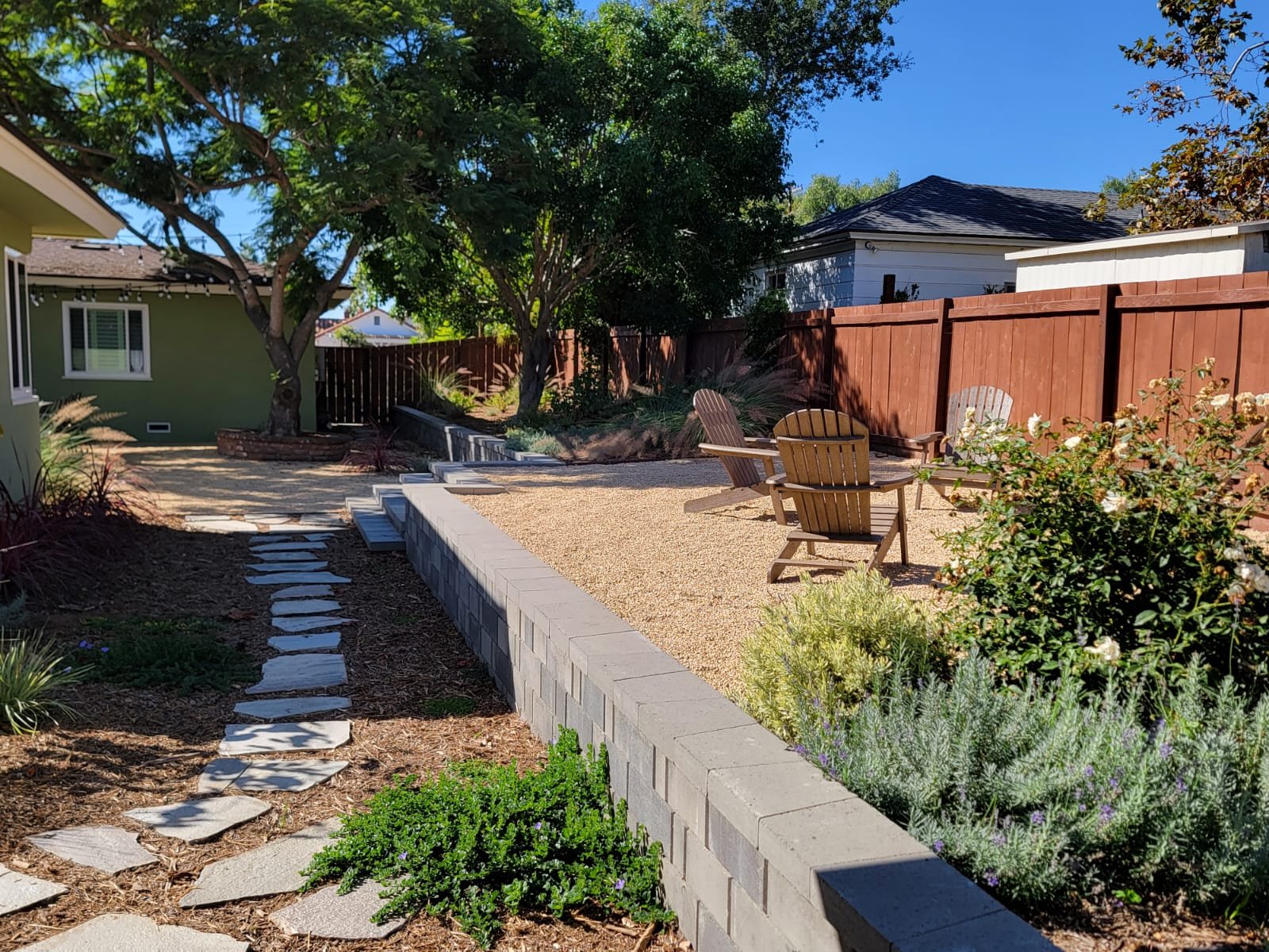 Post-War Modernism Garden Design - Chula Vista, California