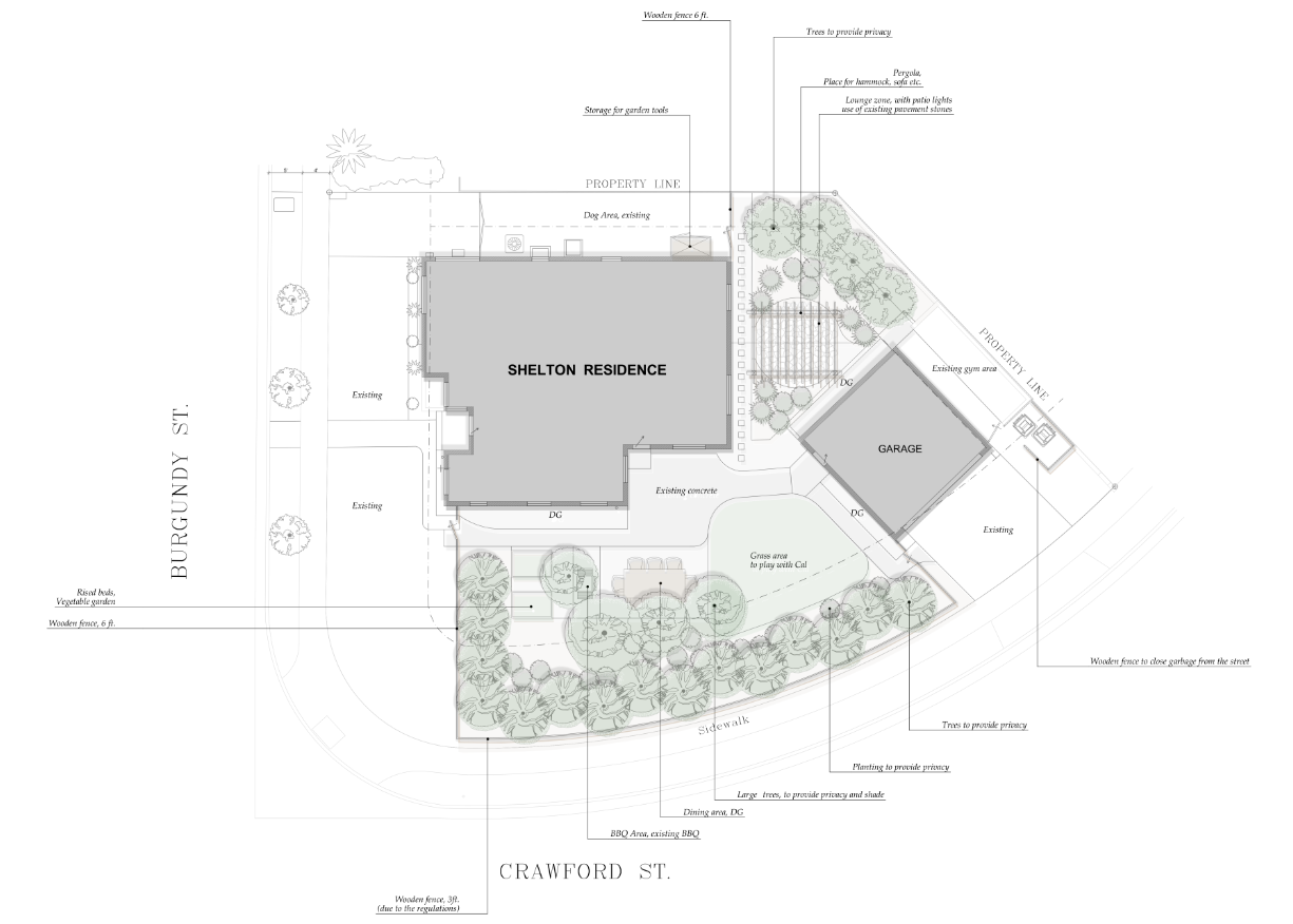 Conceptual Landscape Design in CAD