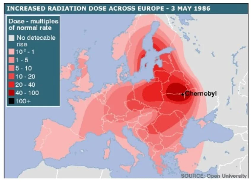 Chernobyl Fallout Map – Transboundary Radiation &amp; Planetary System Awareness