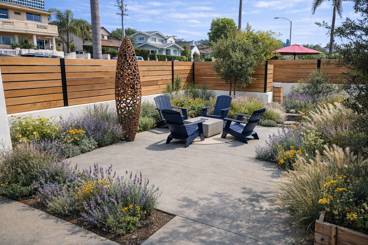 Contemporary Art Space Patio