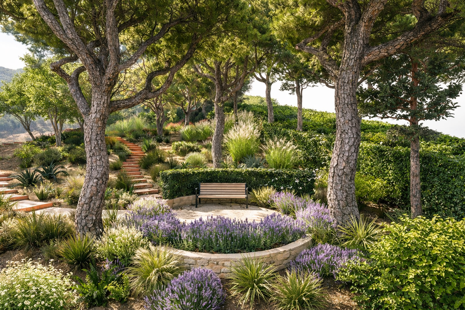 Georgian Garden Patio - Ocean View