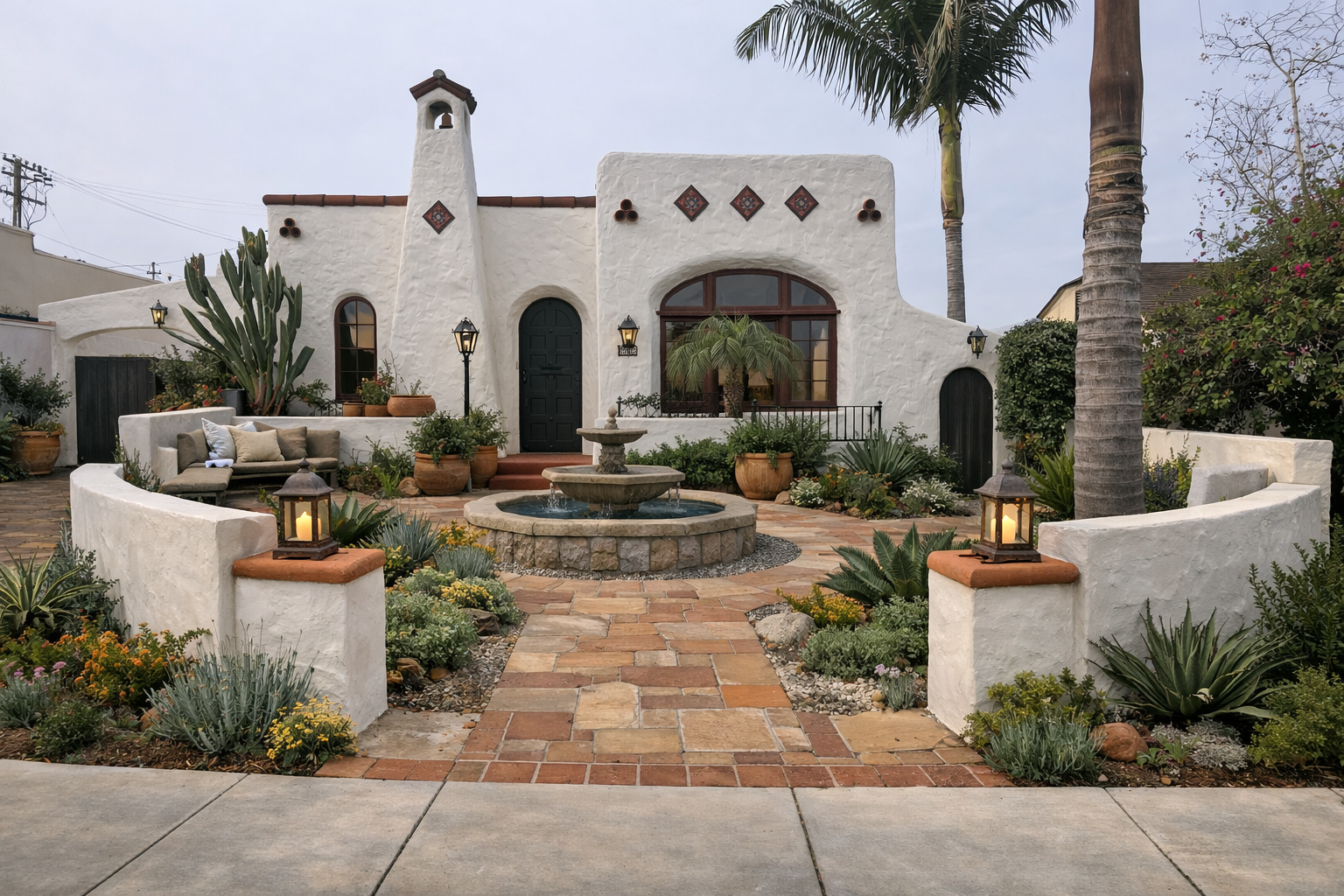 Bohemian minimalism frontyard