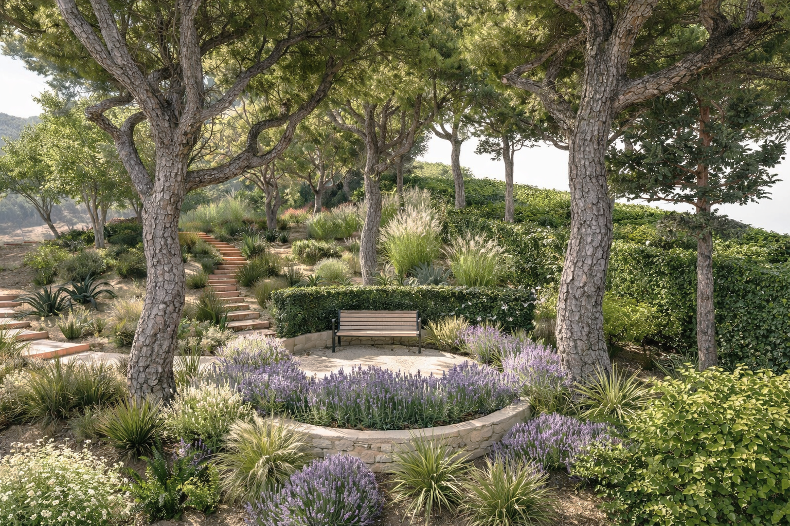Georgian Garden Patio - Ocean View