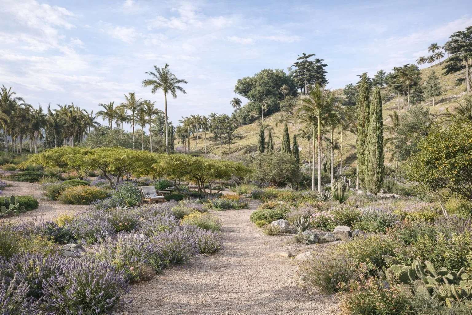 Mediterranean garden