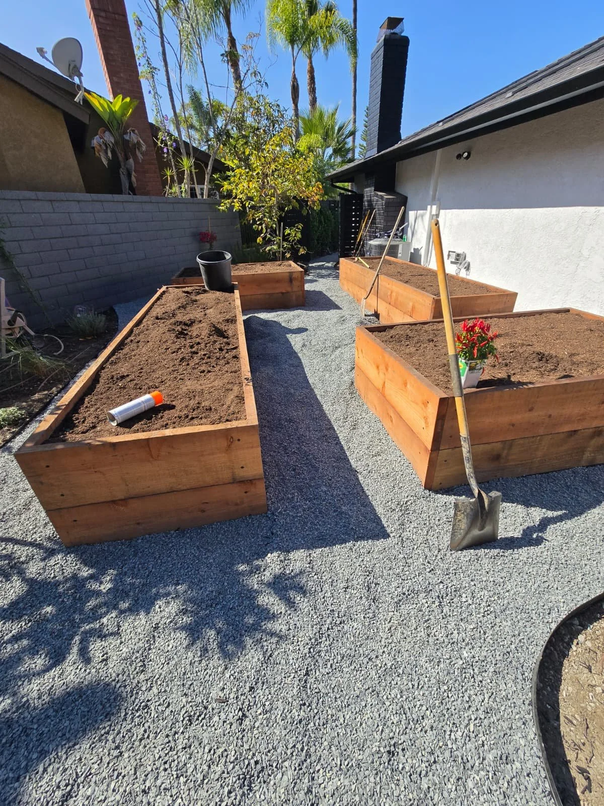 Raised Vegetable Garden Construction