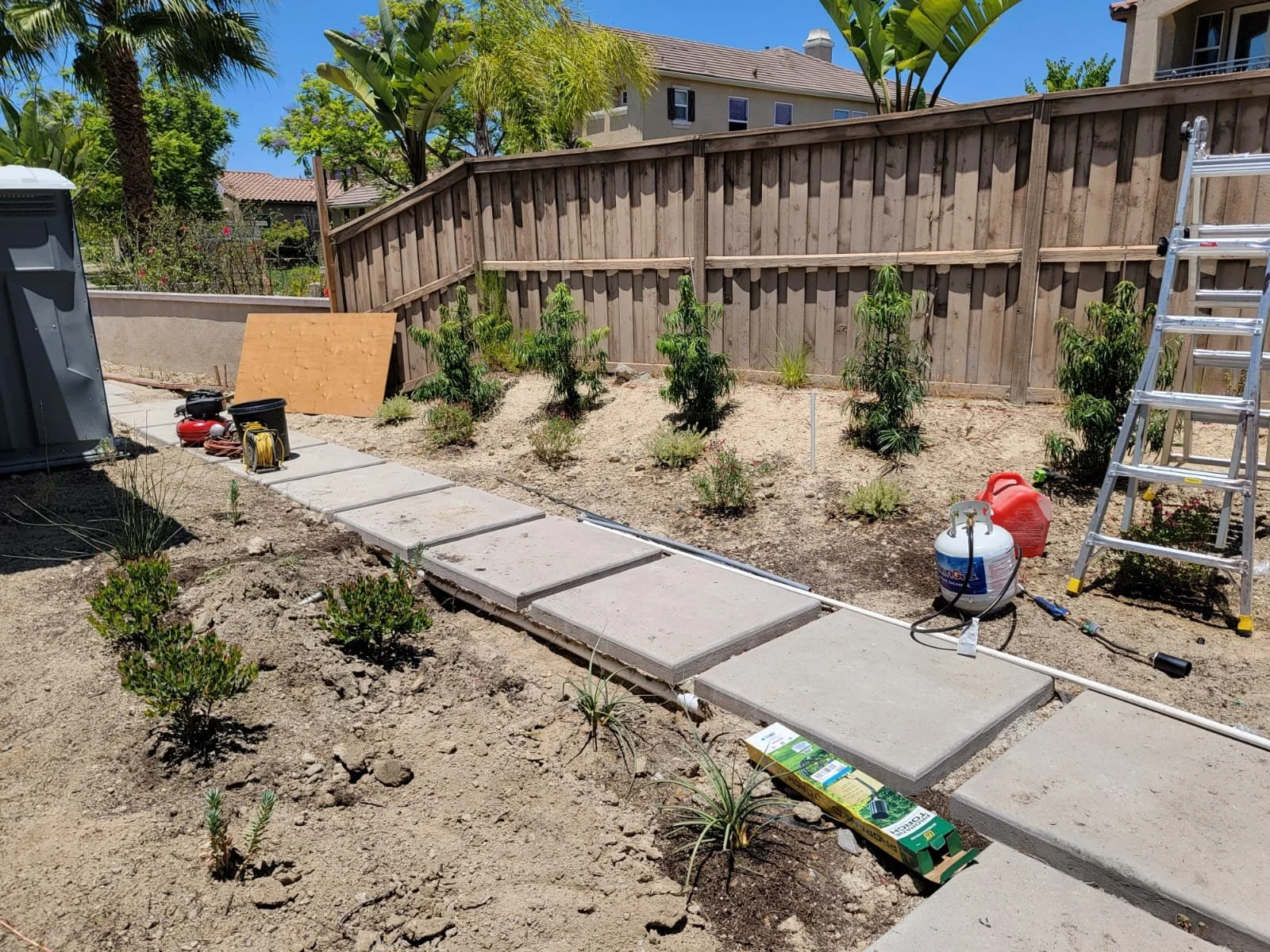 Contemporary Garden Construction in Chula Vista