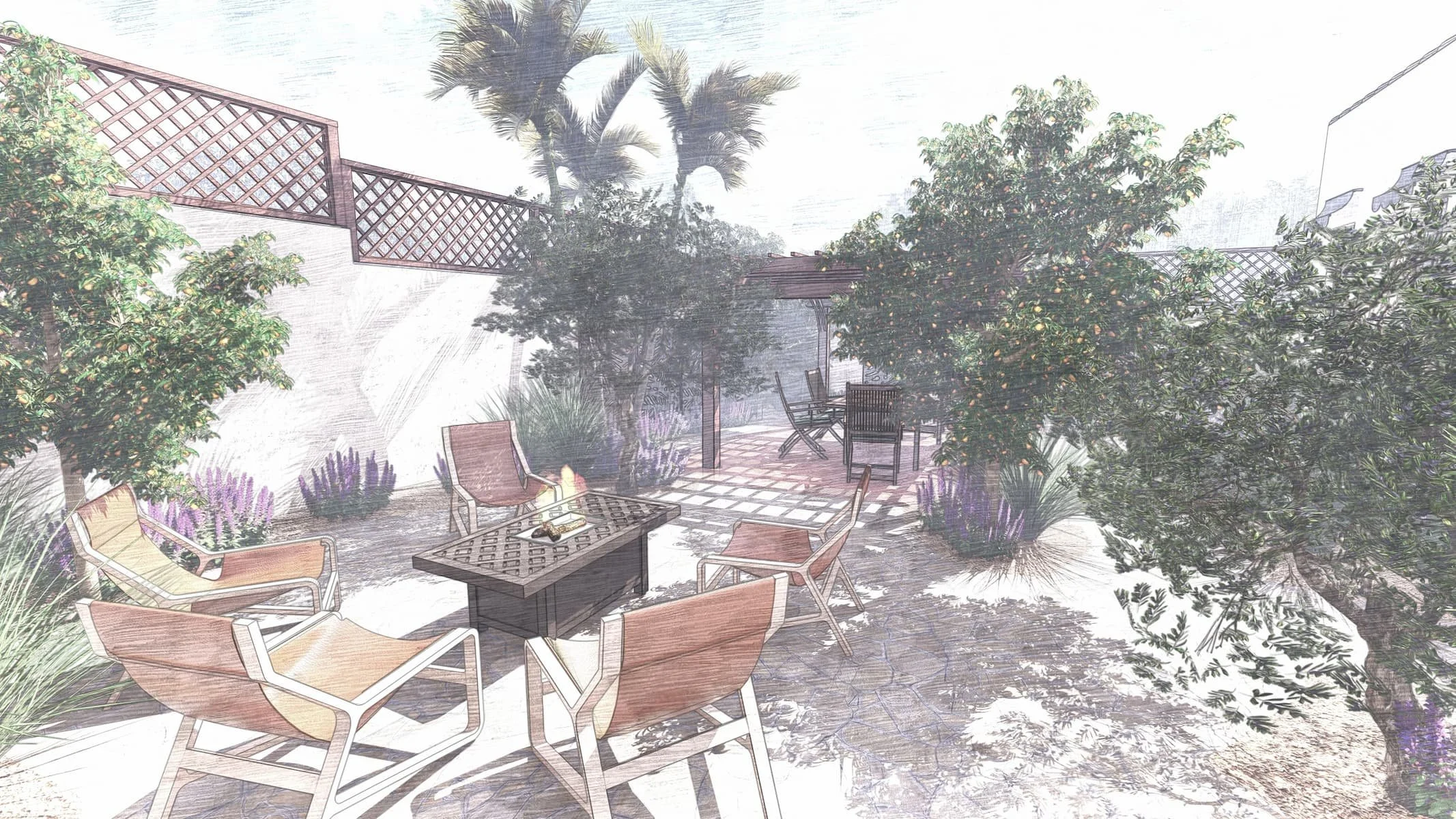 The Outdoor Dining Courtyard