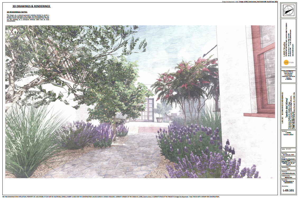 3D visualization - Landscape Design Spanish Revival California 01.png