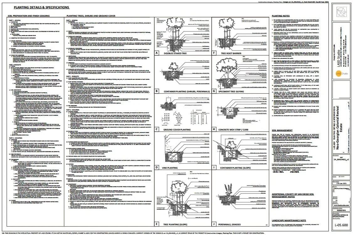 Planting Plan Specs - How to Do !