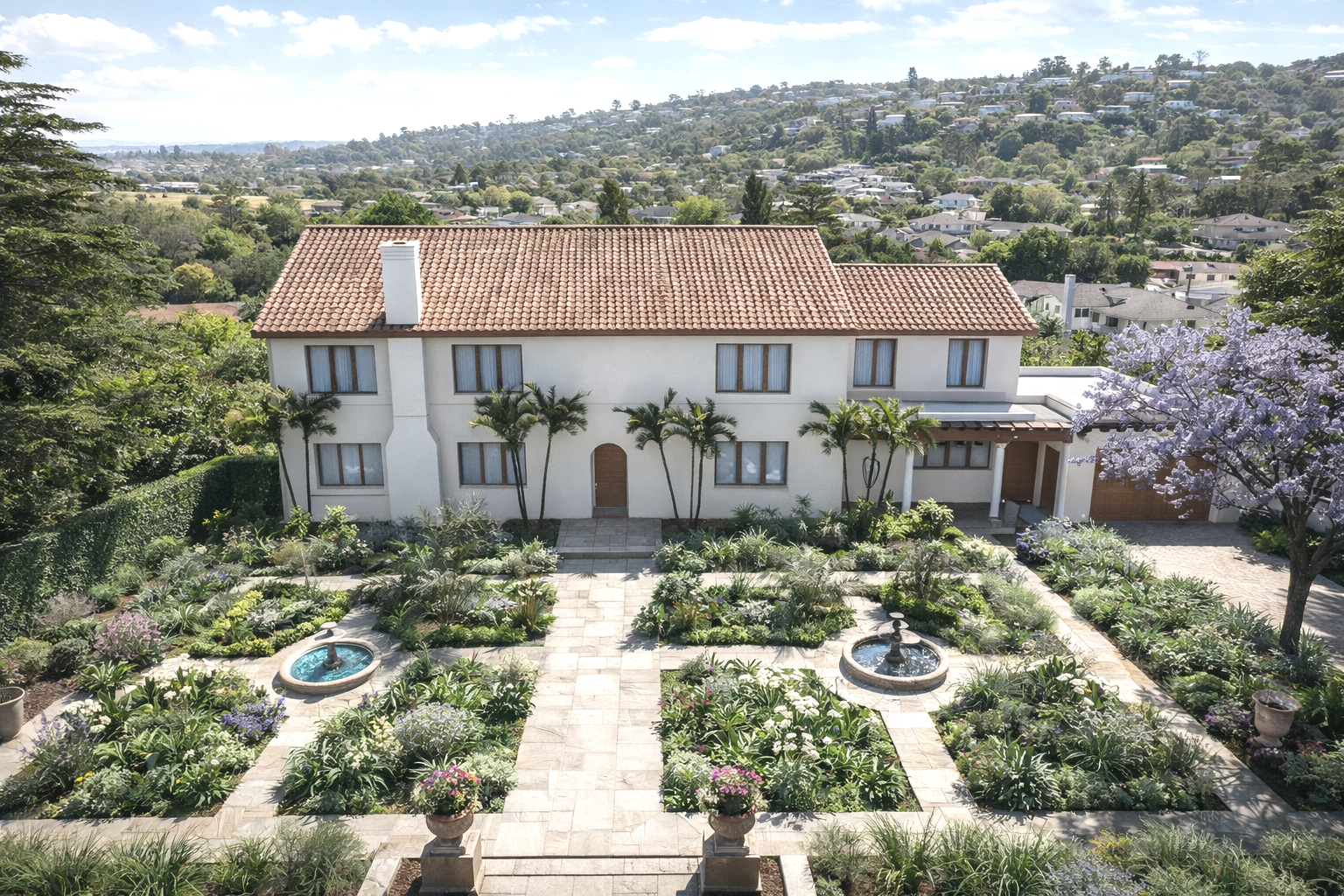 Baroque Landscape Architecture & Garden Design in Hillcrest, San Diego, California