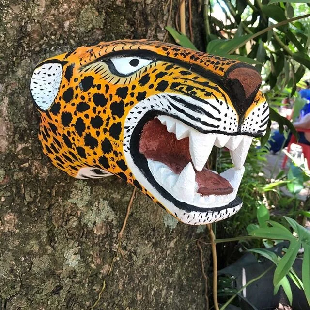 Tucked away from the center of Tobat&iacute; in a community named Rosado is the home and workshop of N&eacute;stor Portillo. He and his family create sculptures and masks out of the roots of the timb&oacute; tree. They dig the water-logged roots up (