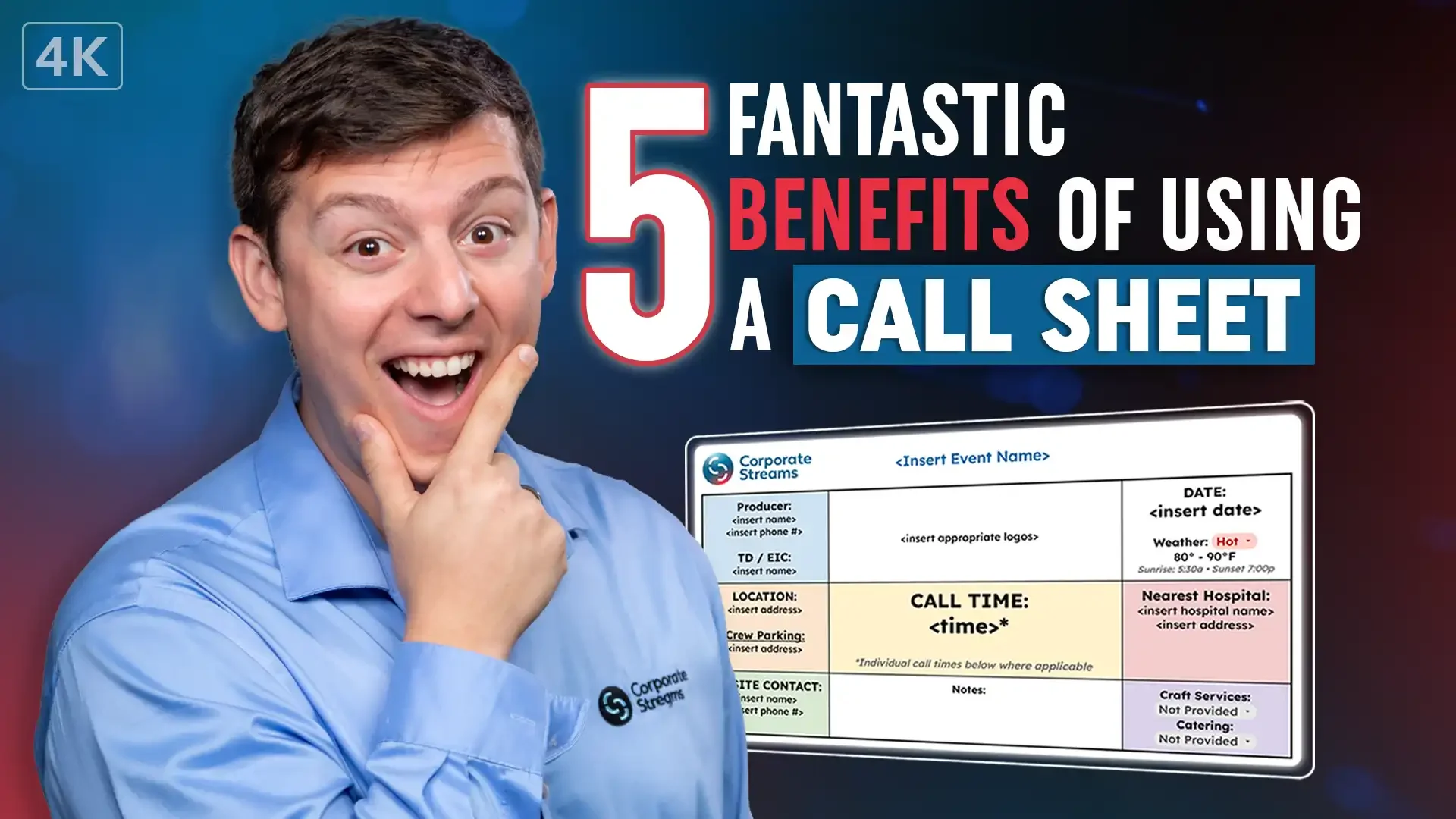 Enhance Production Efficiency: The Power of a Call Sheet