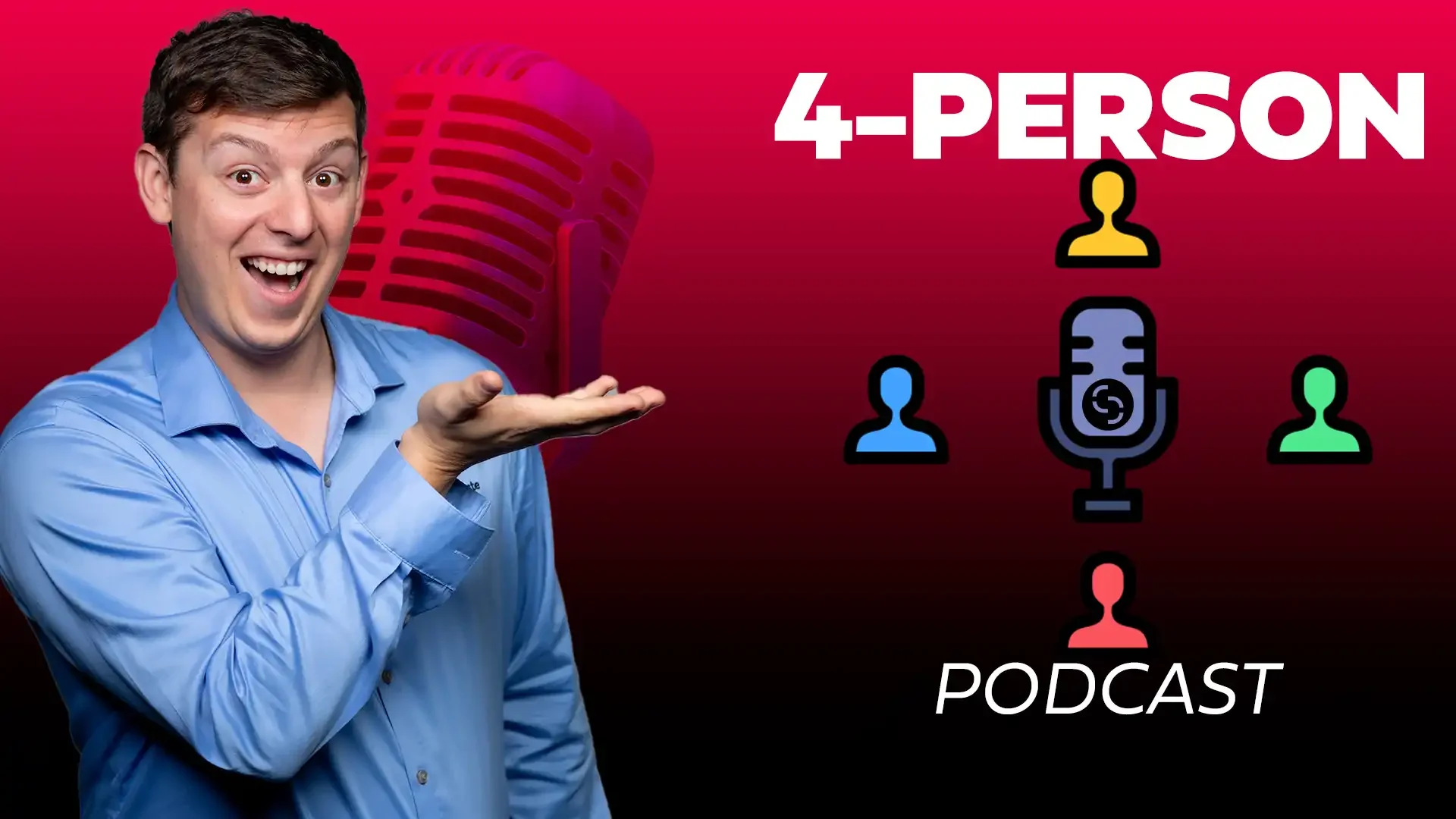 What You Need for a 4-Person Podcast