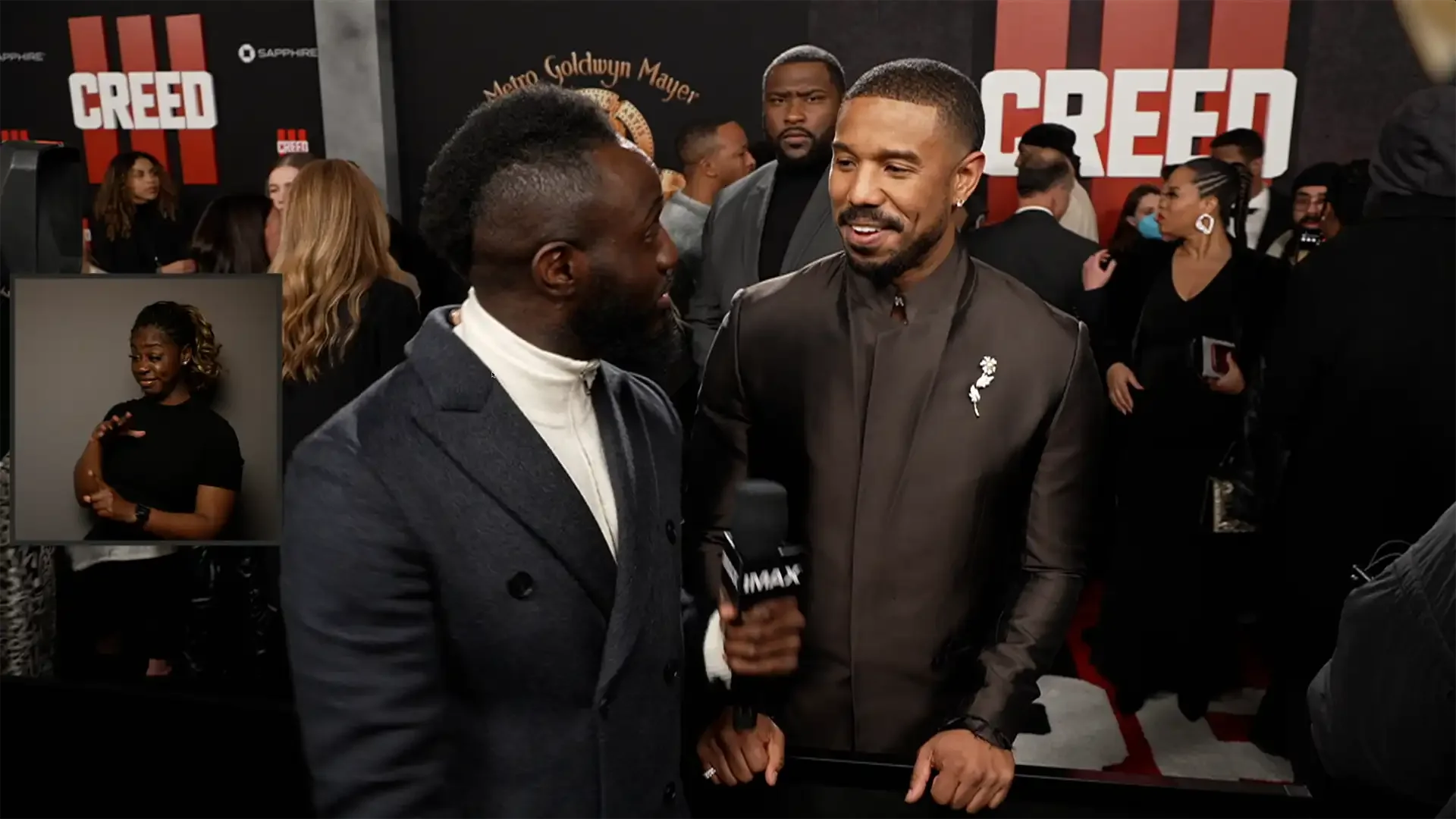 Under the leadership of 090 Media, Corporate Streams joined IMAX in live streaming several red carpet premieres (Creed III, Amsterdam, Pi, and more!) to theaters across the United States. A-list celebrities Christian Bale, Margot Robbie, and Michael