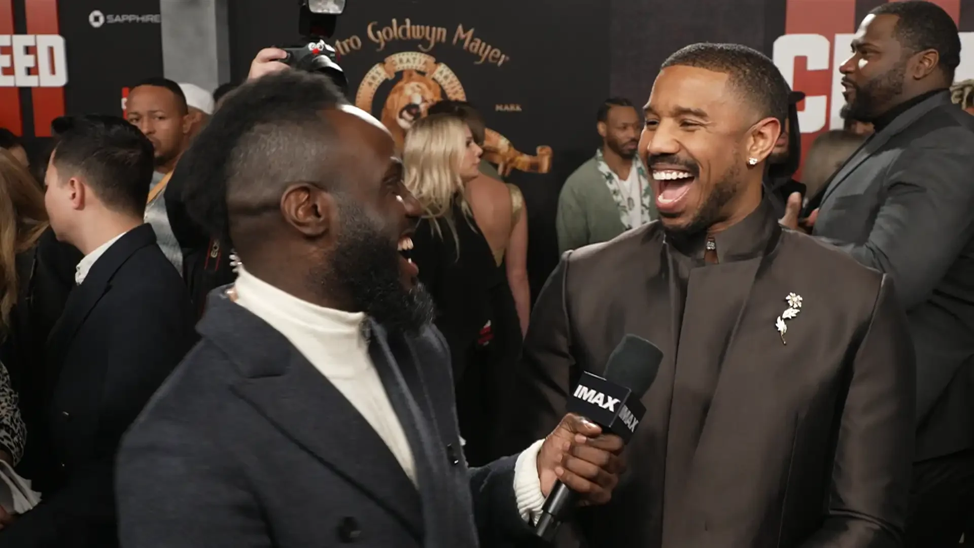 Under the leadership of 090 Media, Corporate Streams joined IMAX in live streaming several red carpet premieres (Creed III, Amsterdam, Pi, and more!) to theaters across the United States. A-list celebrities Christian Bale, Margot Robbie, and Michael