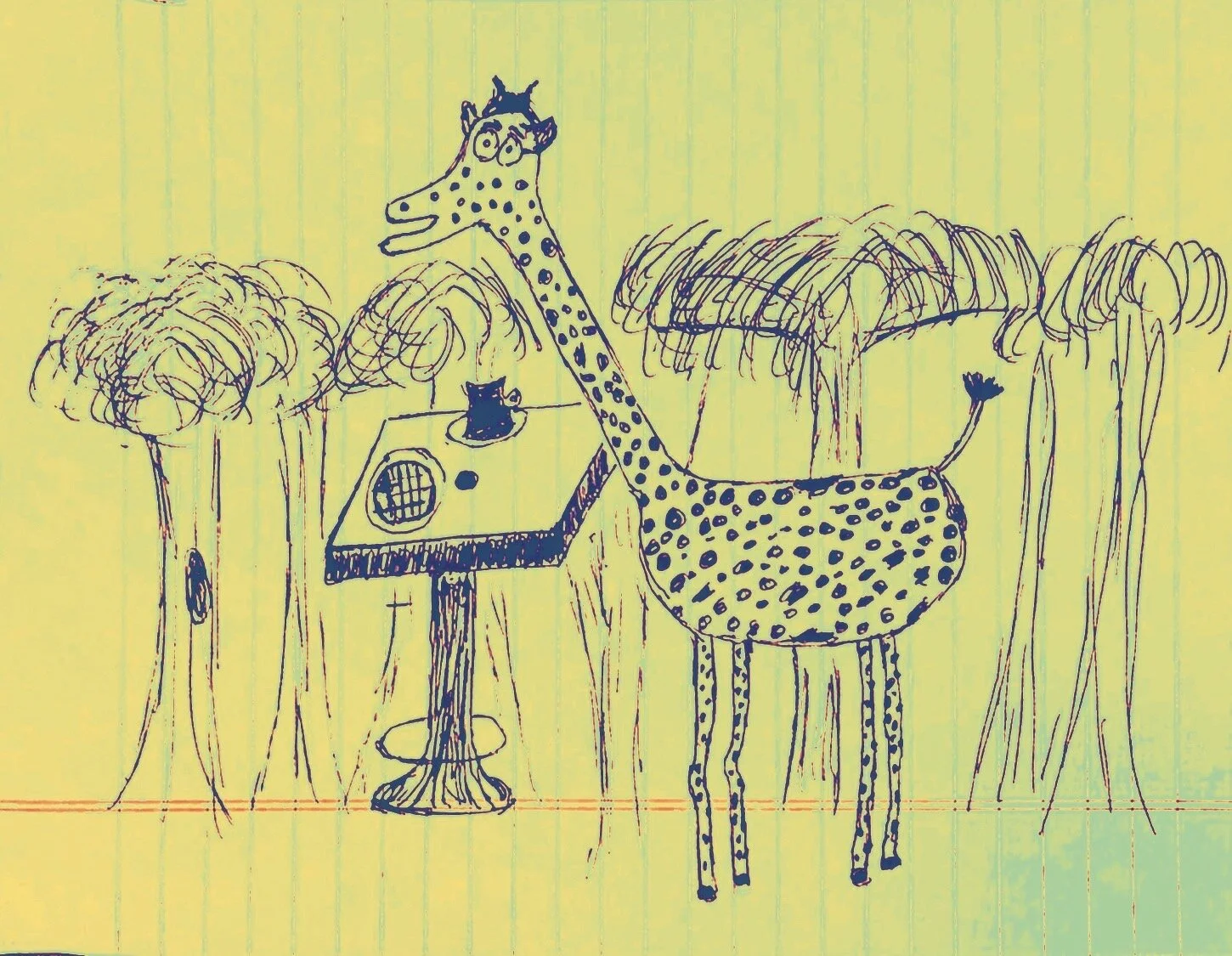 The Giraffe Wants A Waffle