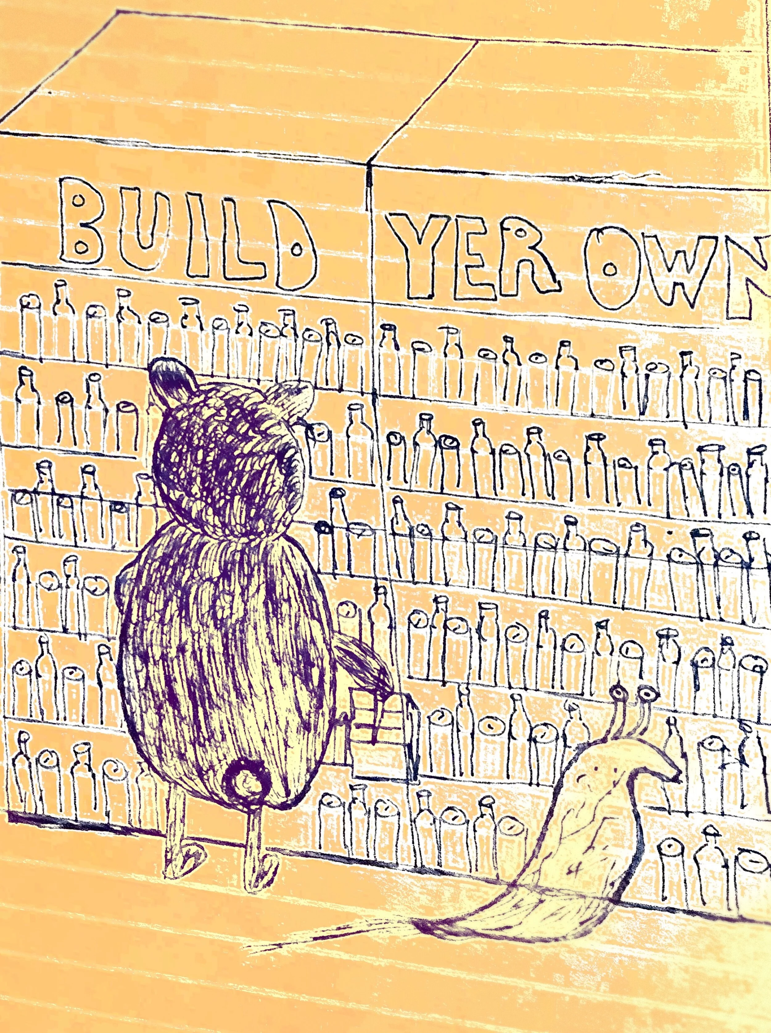 A Bear In A Bottle Shop