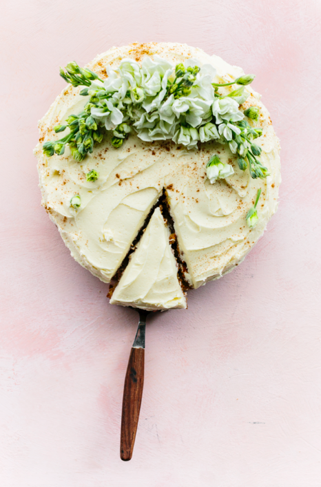 Spiced Parsnip & Orange Blossom Cake