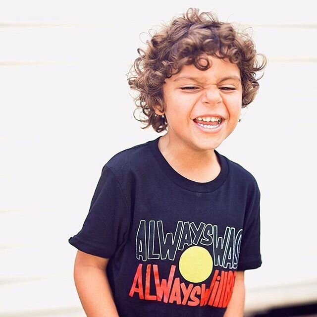 Kids tee by Aboriginal owned label @clothingthegap. 100% profits support Aboriginal education and health programs. #maboday #blacklivesmatter✊🏽✊🏾✊🏿