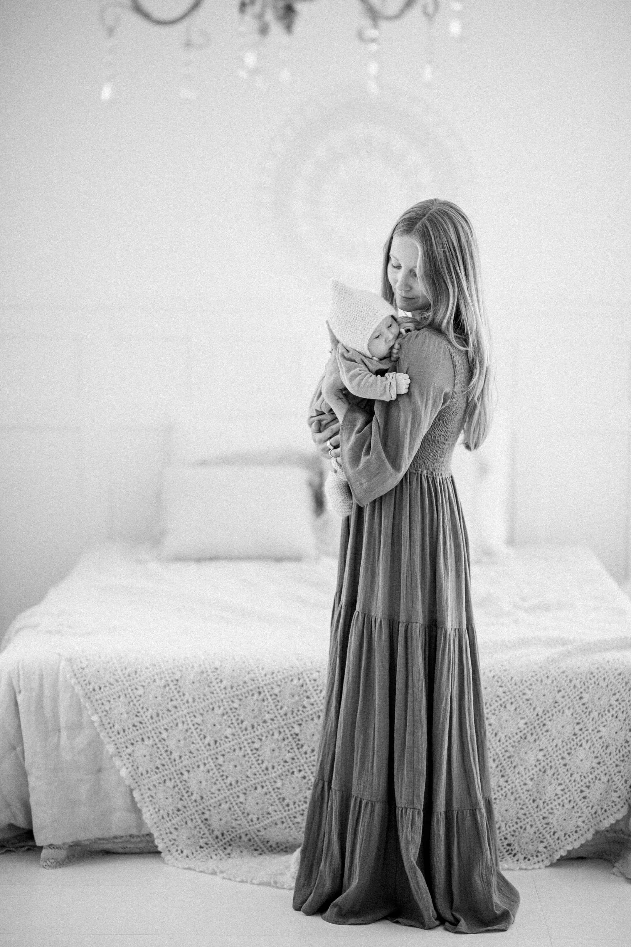 Baby &amp; Mama Fotoshooting im Studio